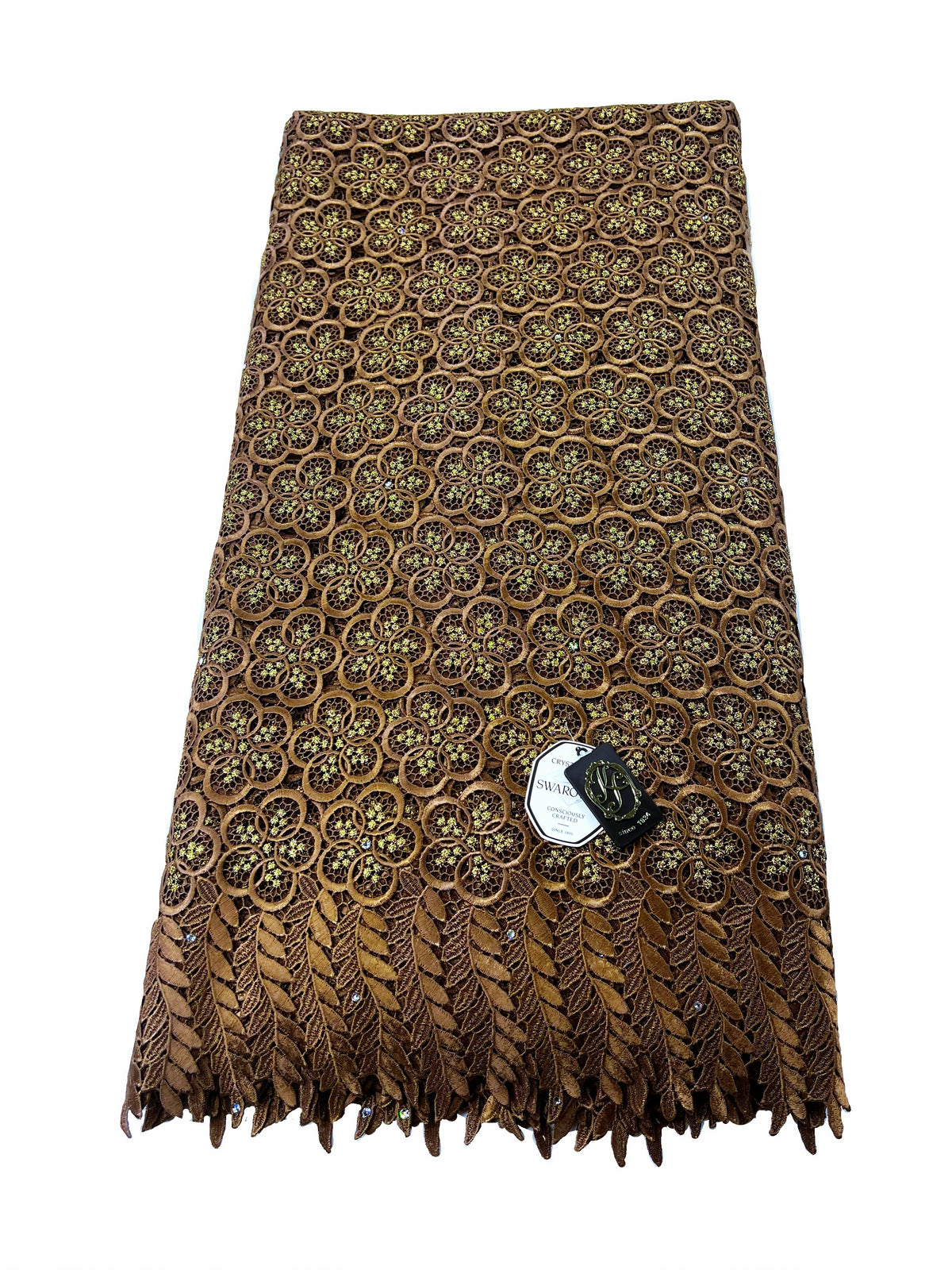 8049 Swiss Guipure Lace with Swarovski