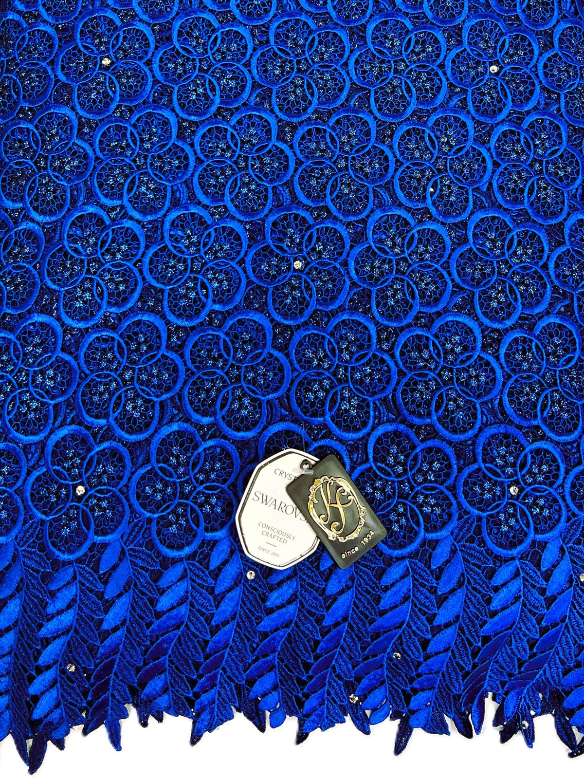 8049 Swiss Guipure Lace with Swarovski