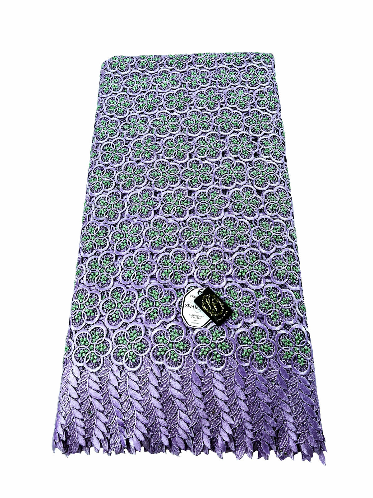 8049 Swiss Guipure Lace with Swarovski