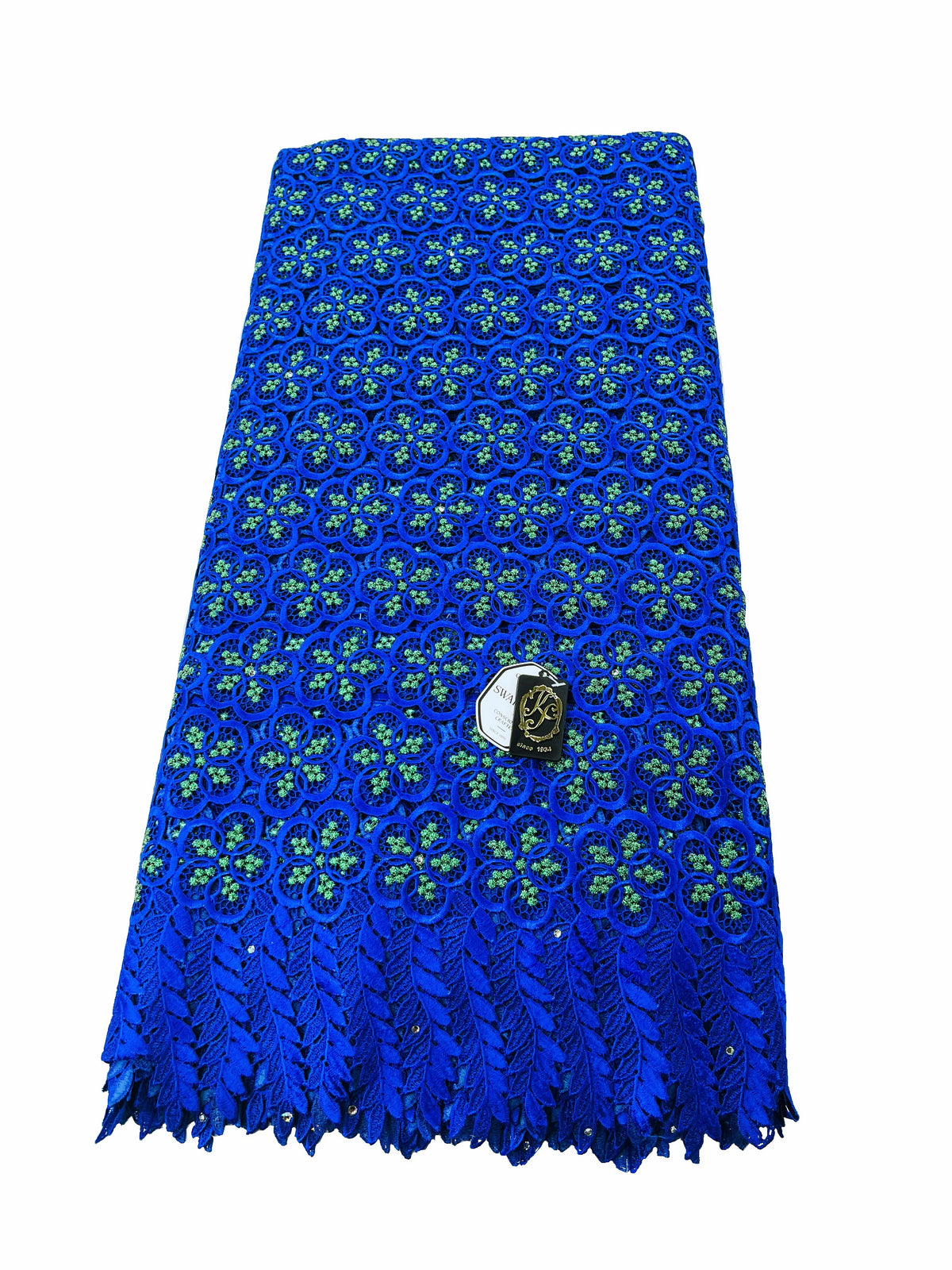 8049 Swiss Guipure Lace with Swarovski