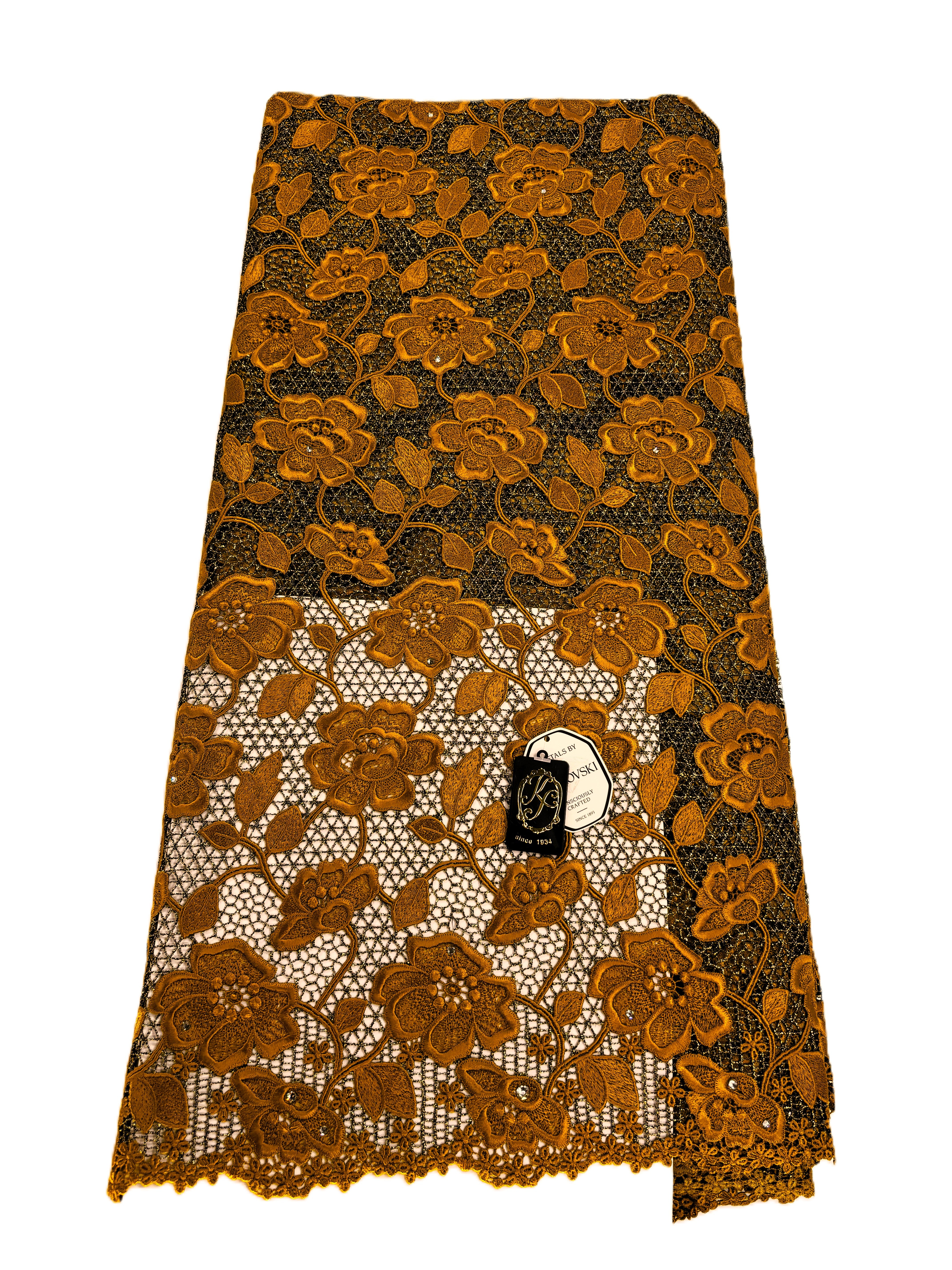 8091 - Swiss Guipure Lace w/Swarovski