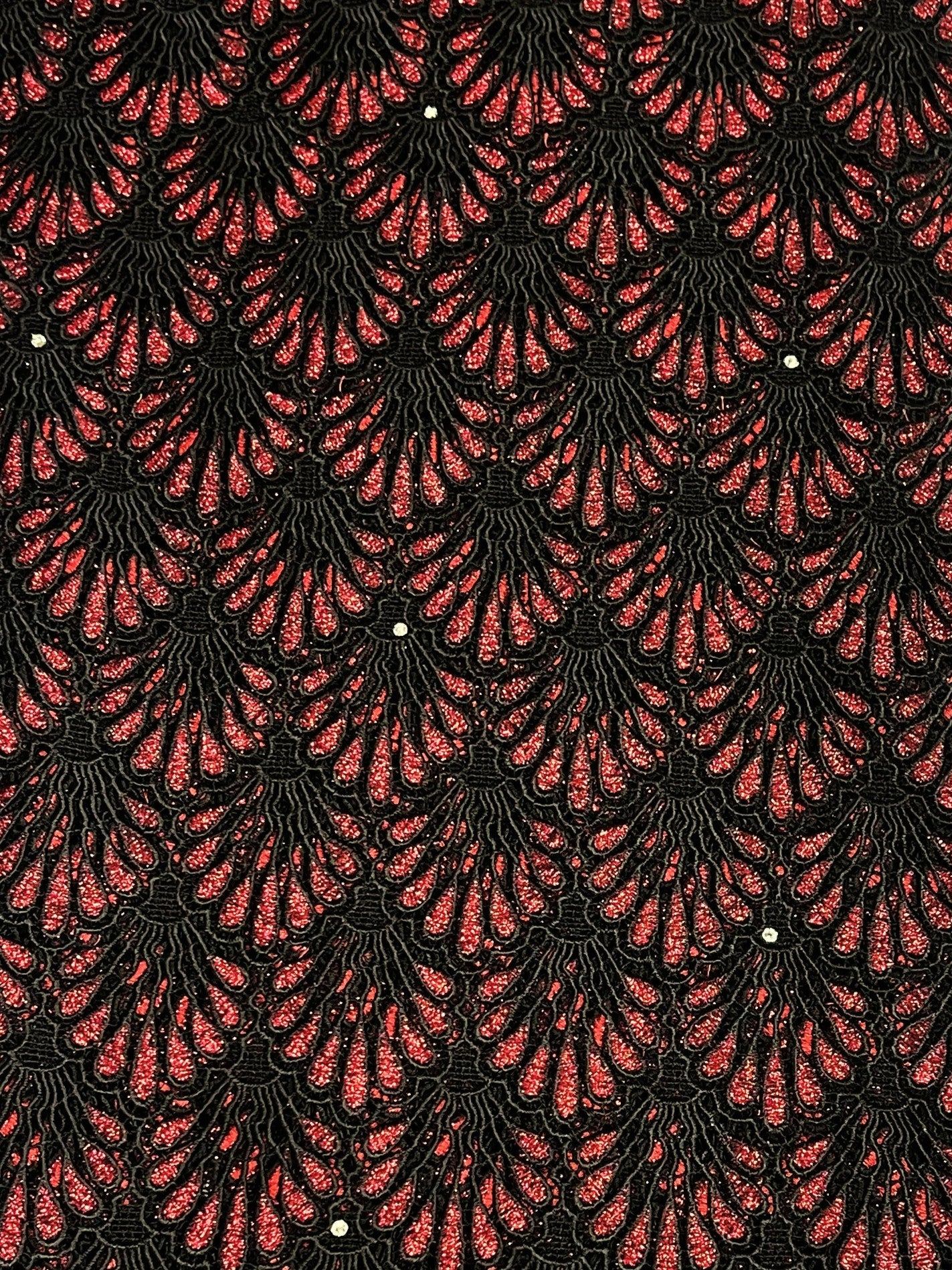 8048 Swiss Guipure Lace with Swarovski