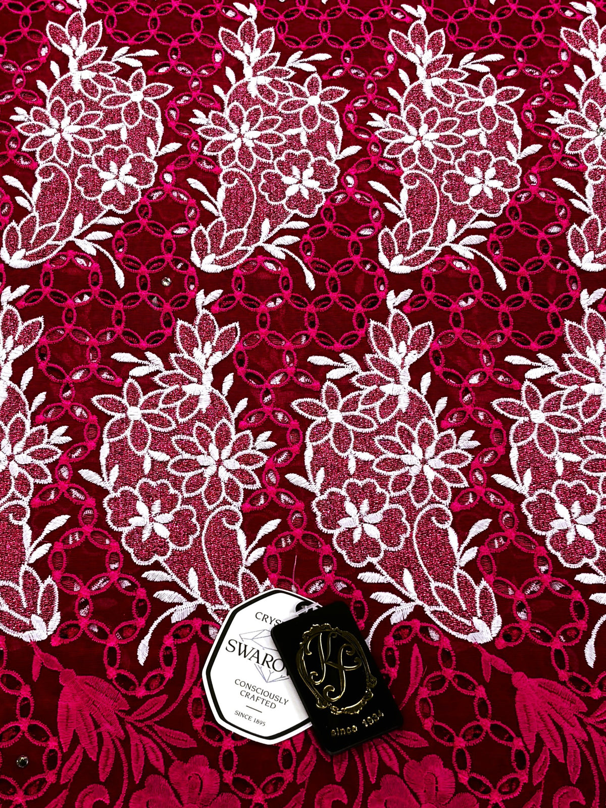 8094 Swiss Voile Allover w/Swarovski