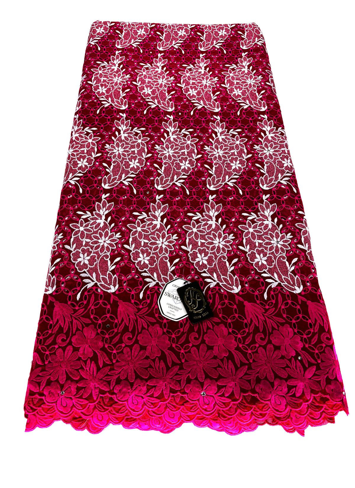 8094 Swiss Voile Allover w/Swarovski