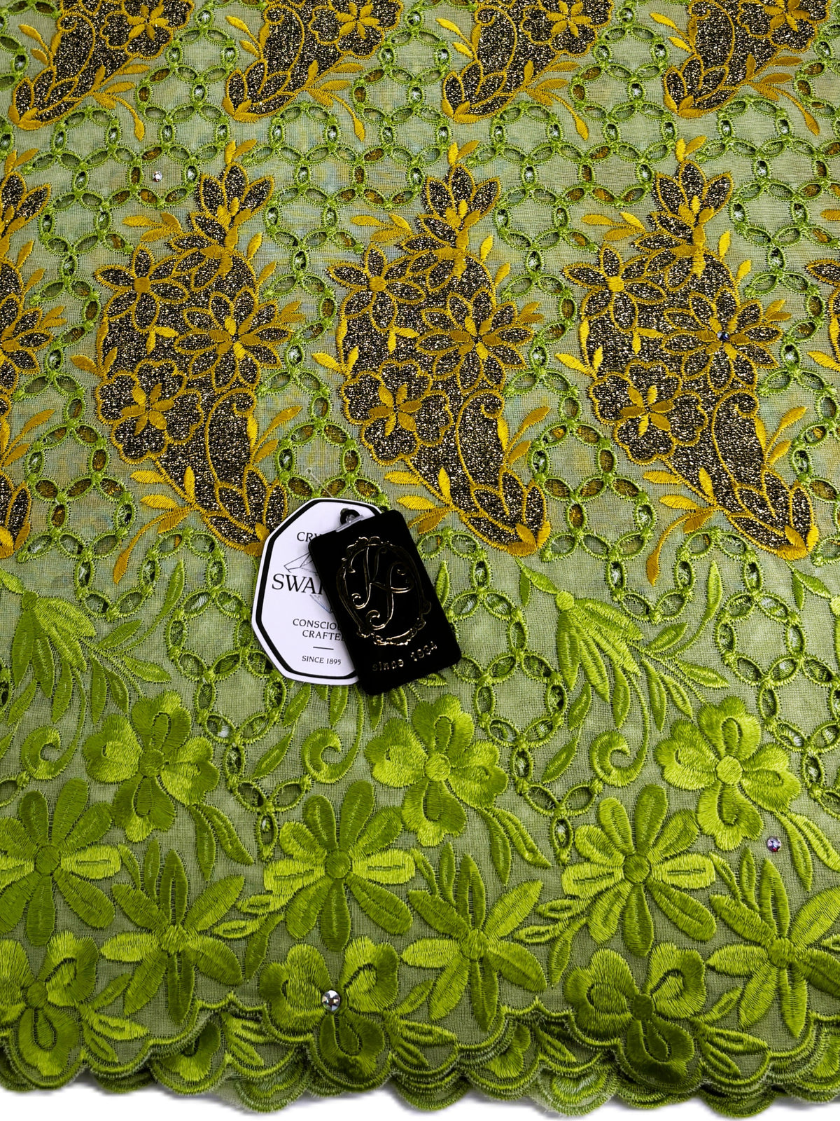 8094 Swiss Voile Allover w/Swarovski