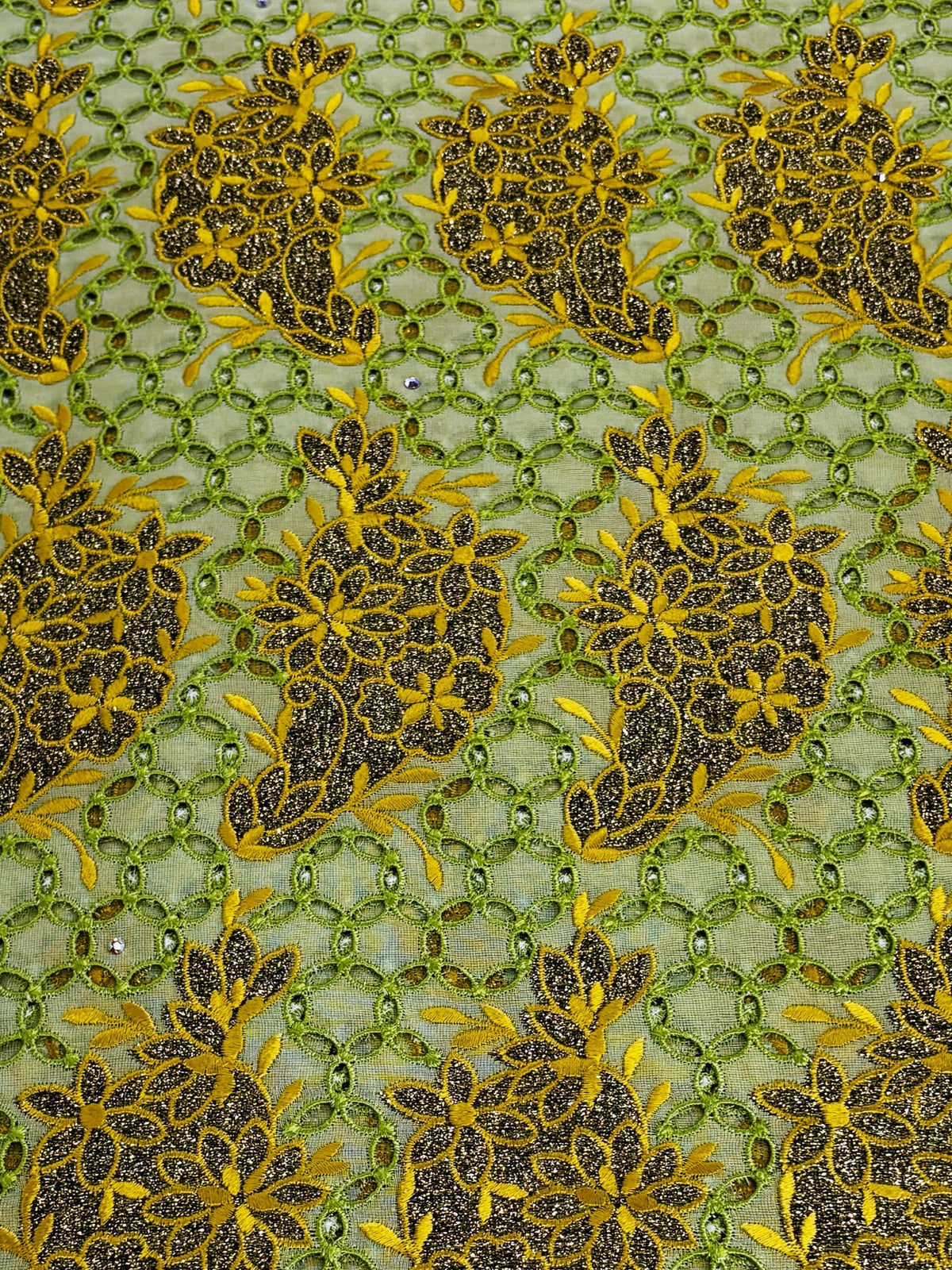 8094 Swiss Voile Allover w/Swarovski