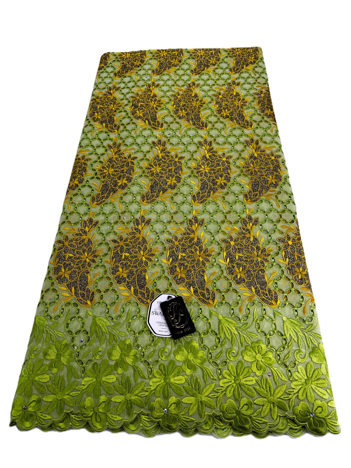 8094 Swiss Voile Allover w/Swarovski
