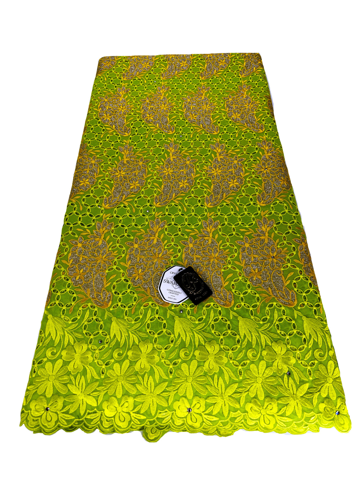 8094 Swiss Voile Allover w/Swarovski