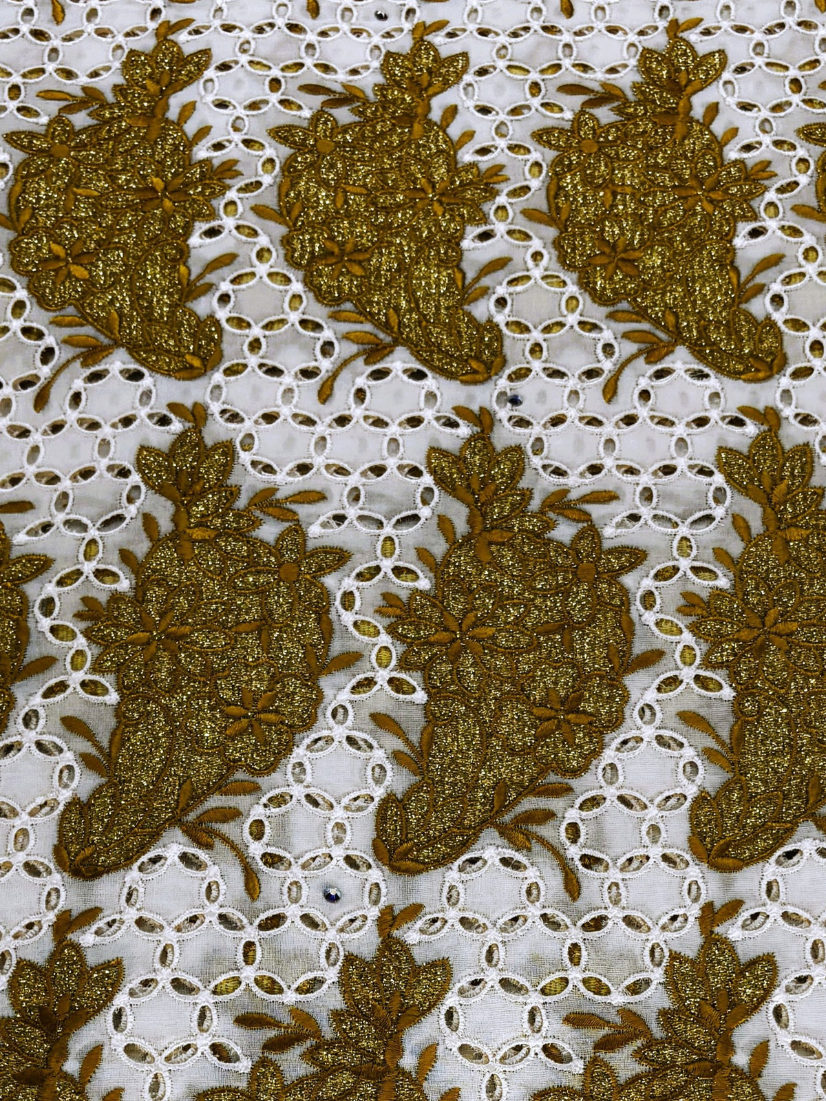 8094 Swiss Voile Allover w/Swarovski