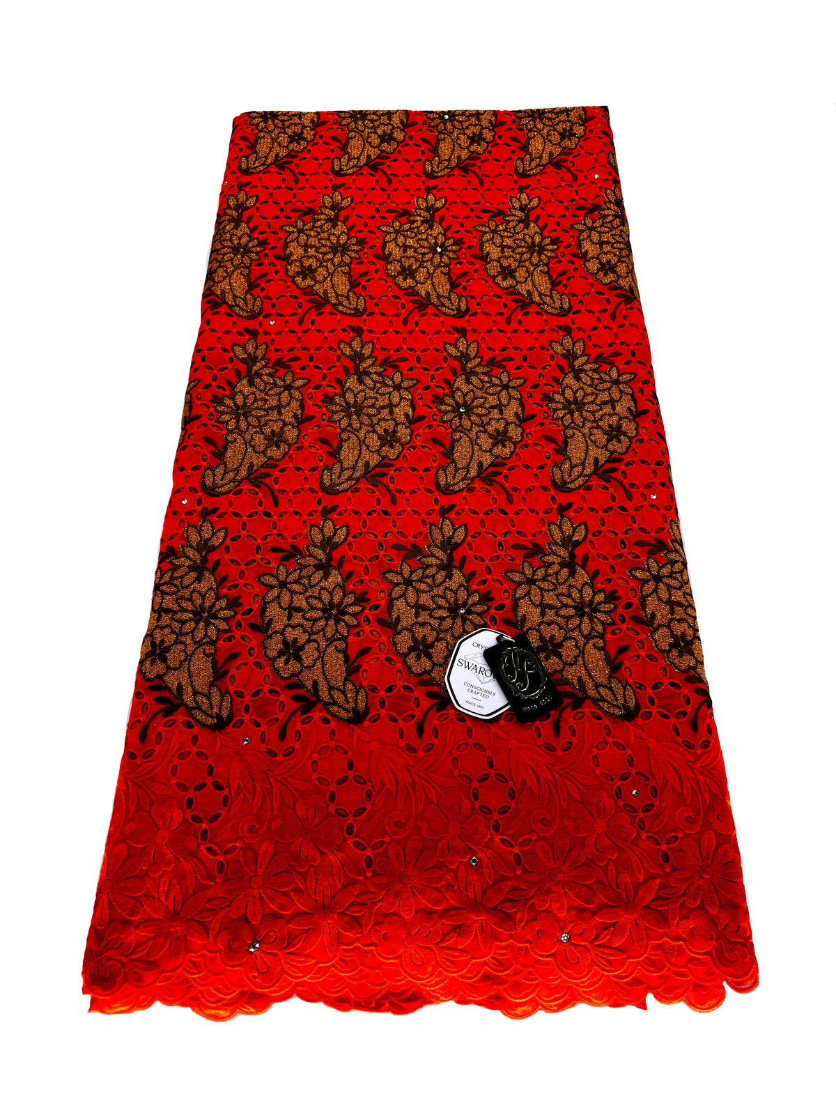 8094 Swiss Voile Allover w/Swarovski