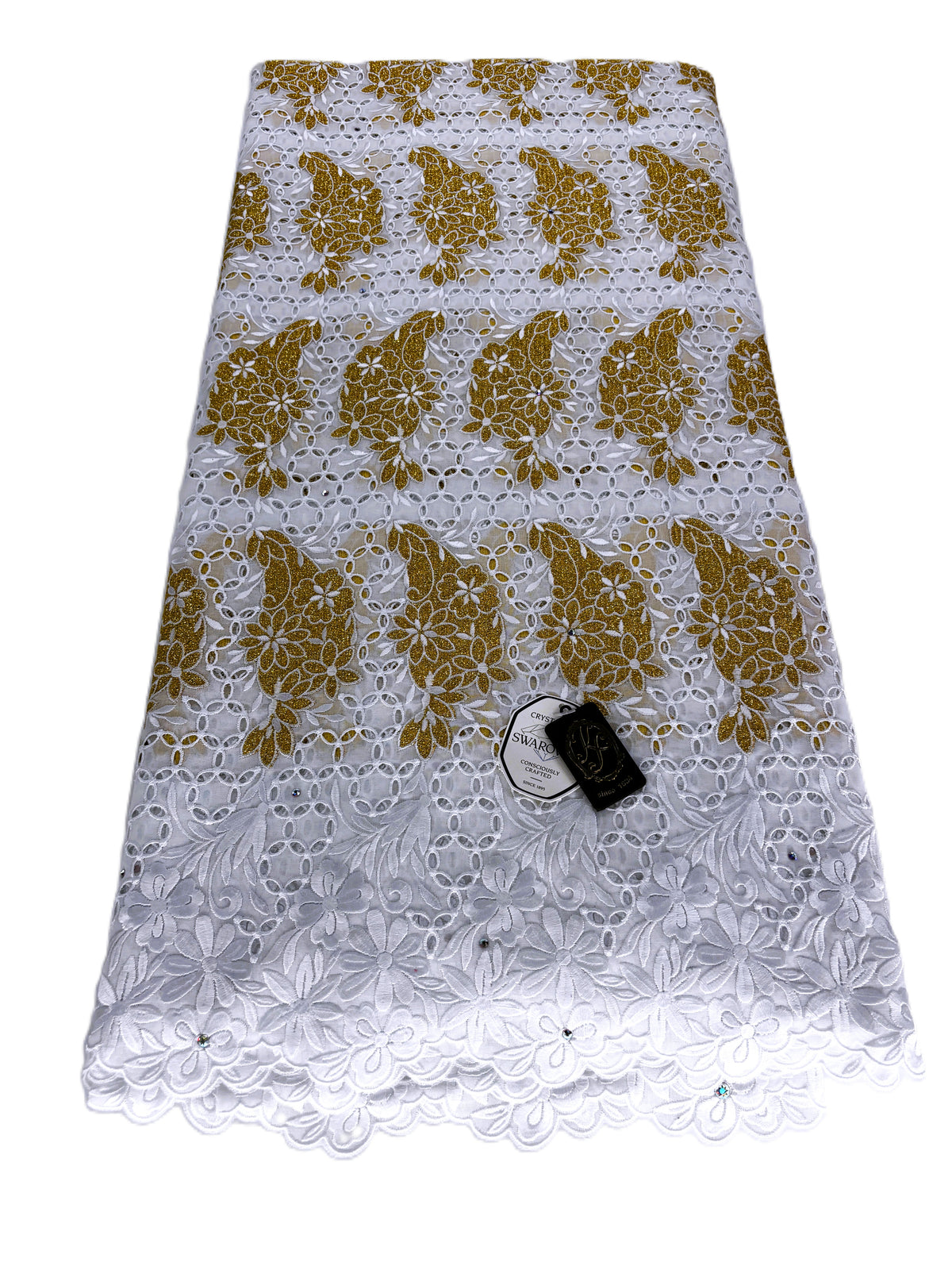 8094 Swiss Voile Allover w/Swarovski