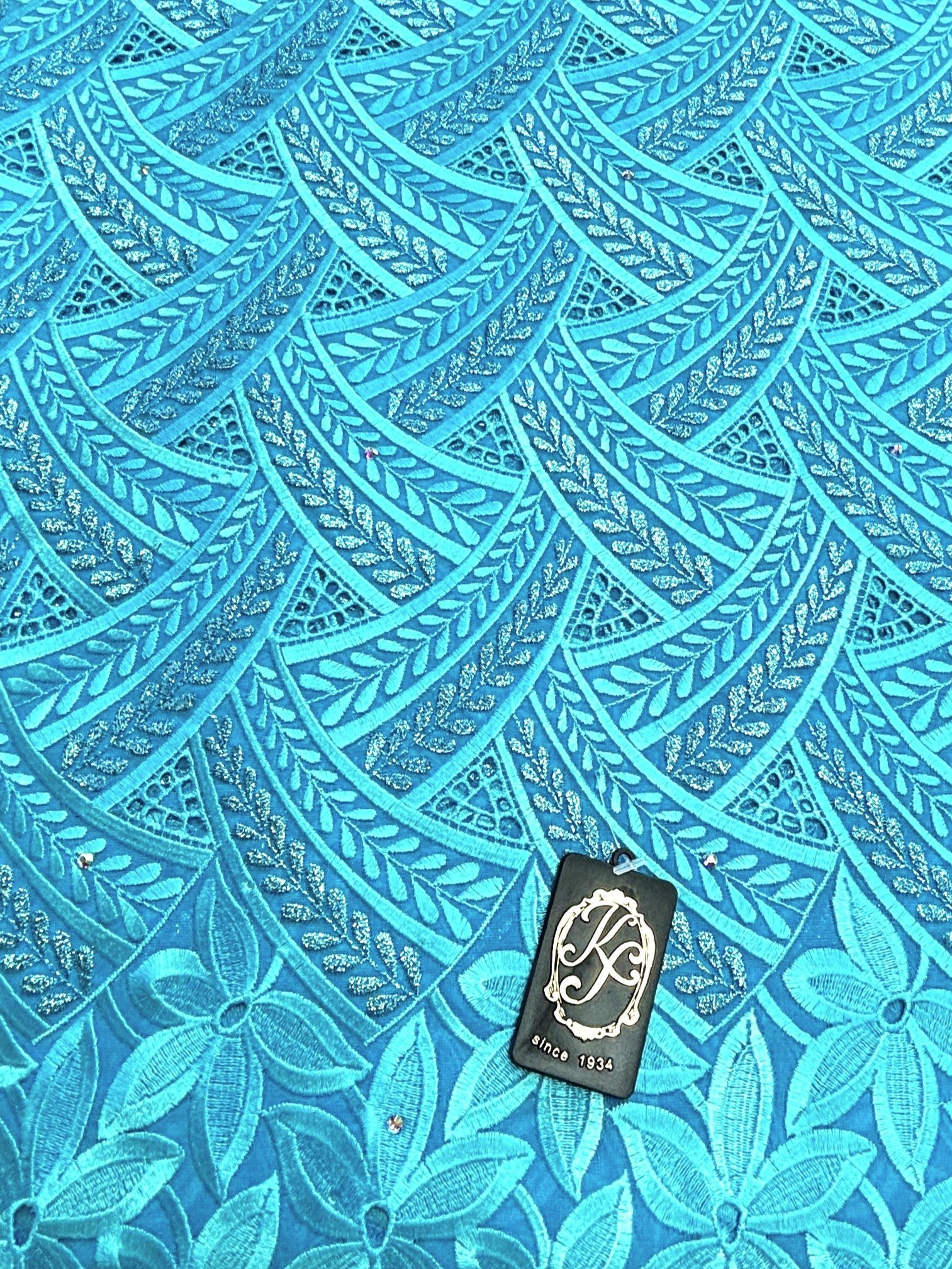 8096 Swiss Voile Allover w/Stones
