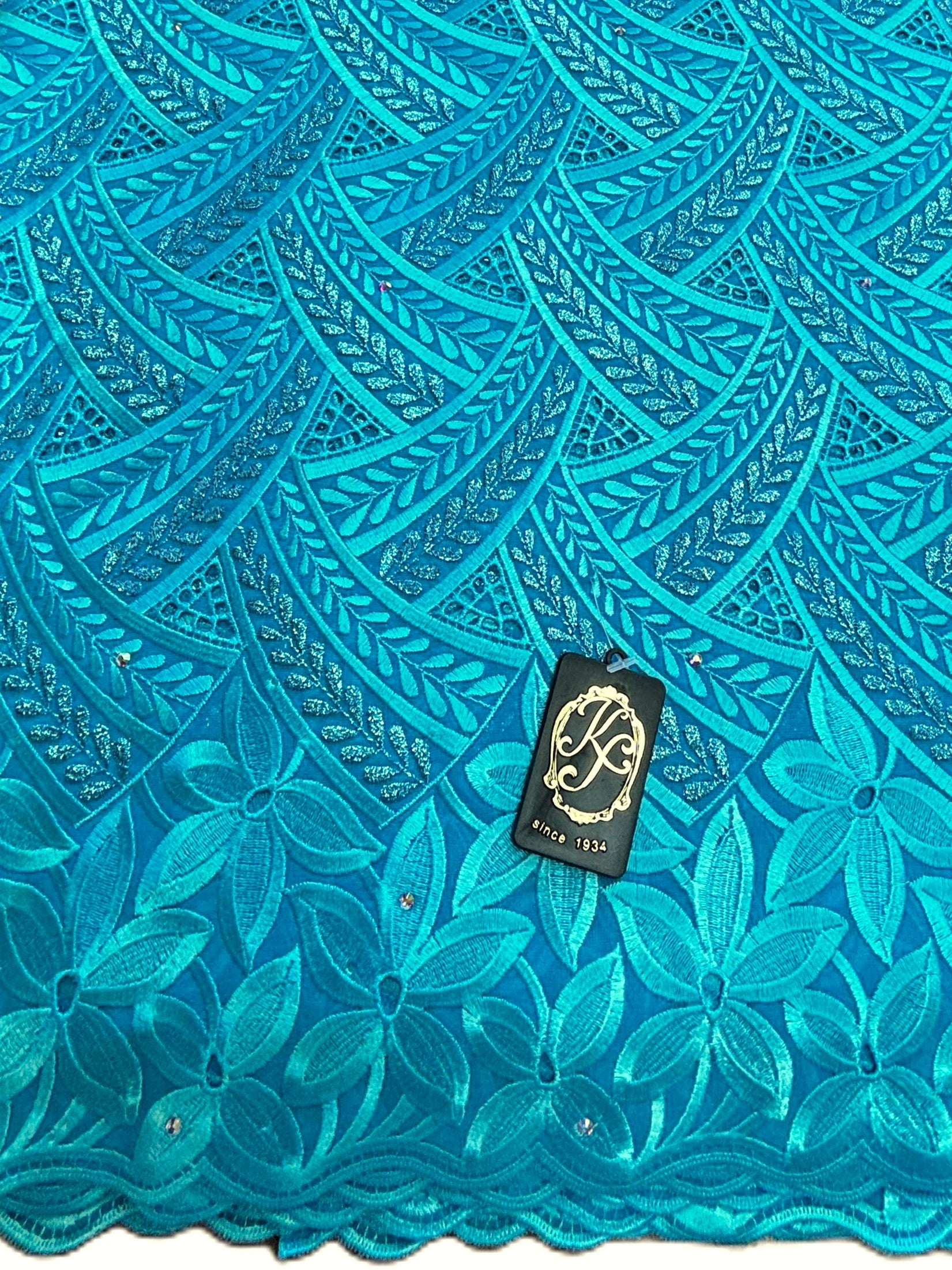 8096 Swiss Voile Allover w/Stones