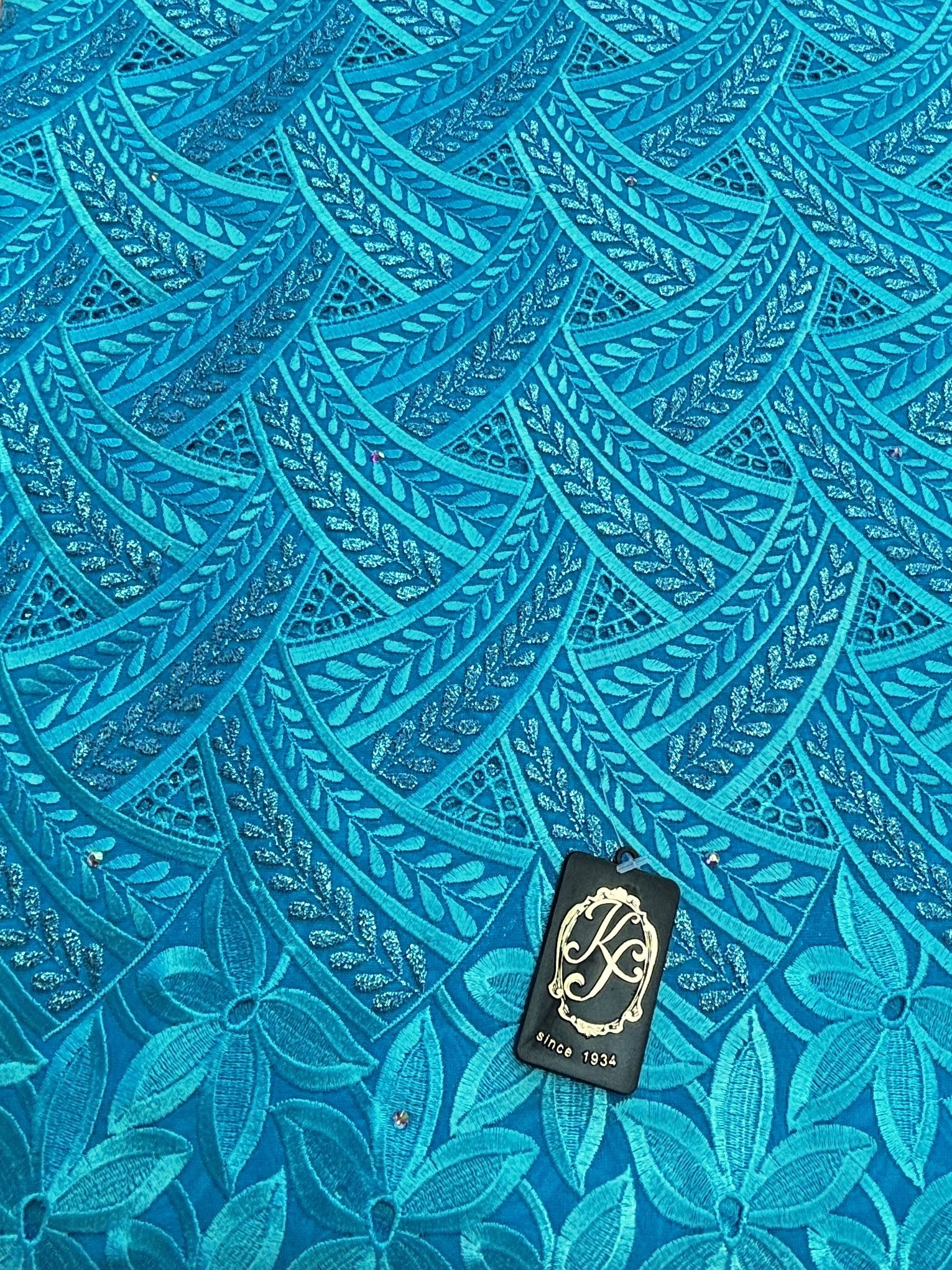 8096 Swiss Voile Allover w/Stones