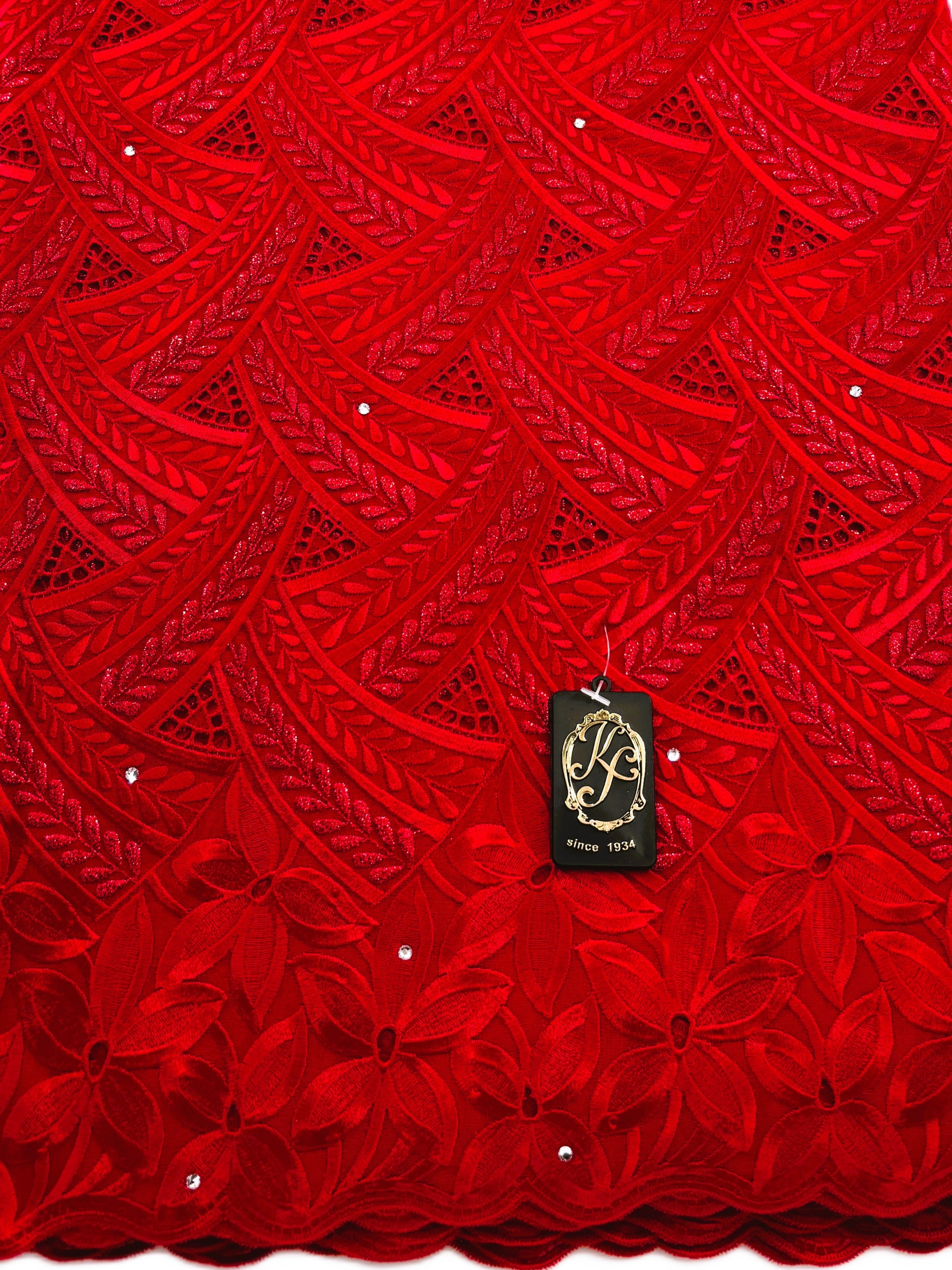 8096 Swiss Voile Allover w/Stones