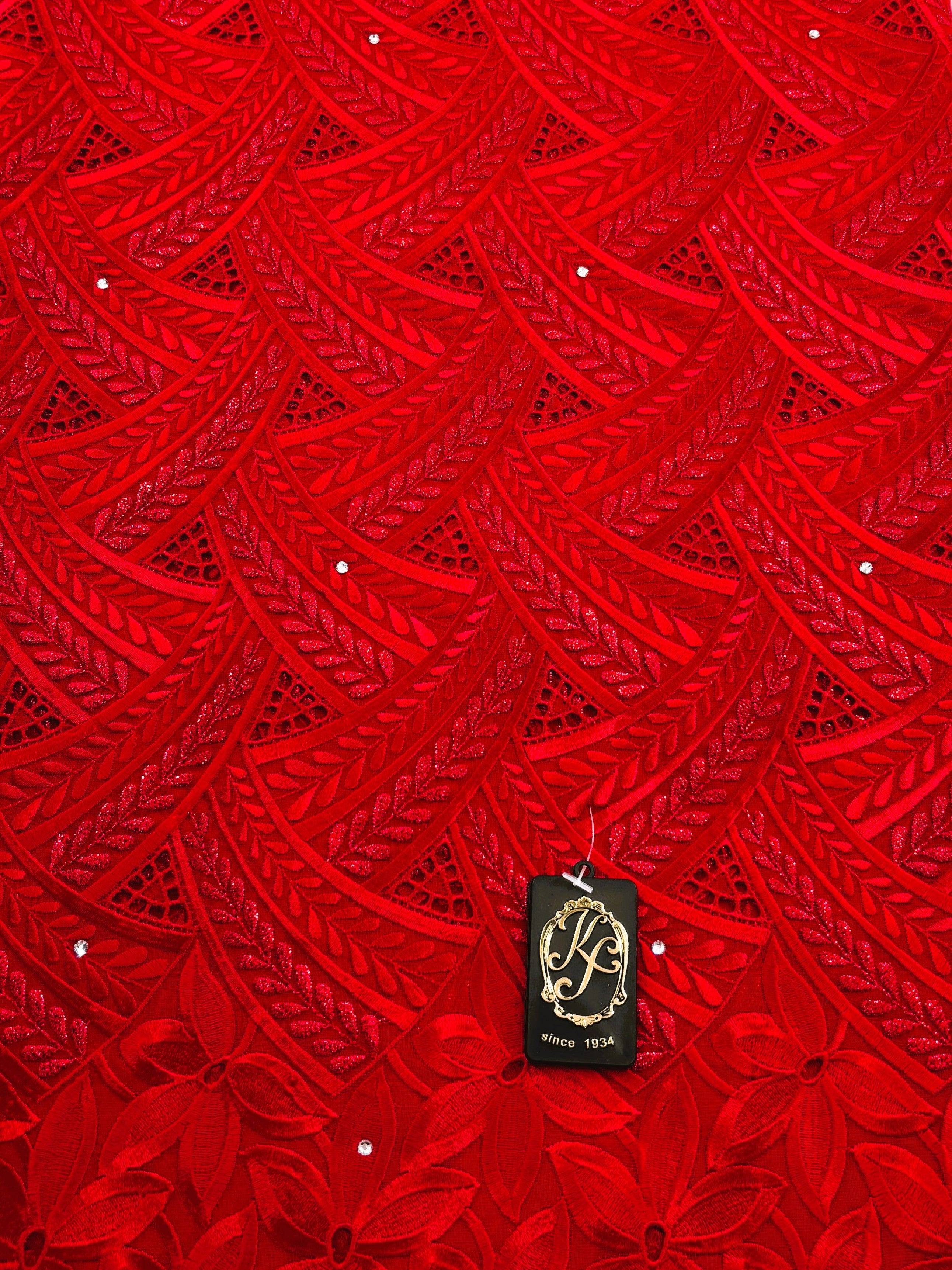 8096 Swiss Voile Allover w/Stones