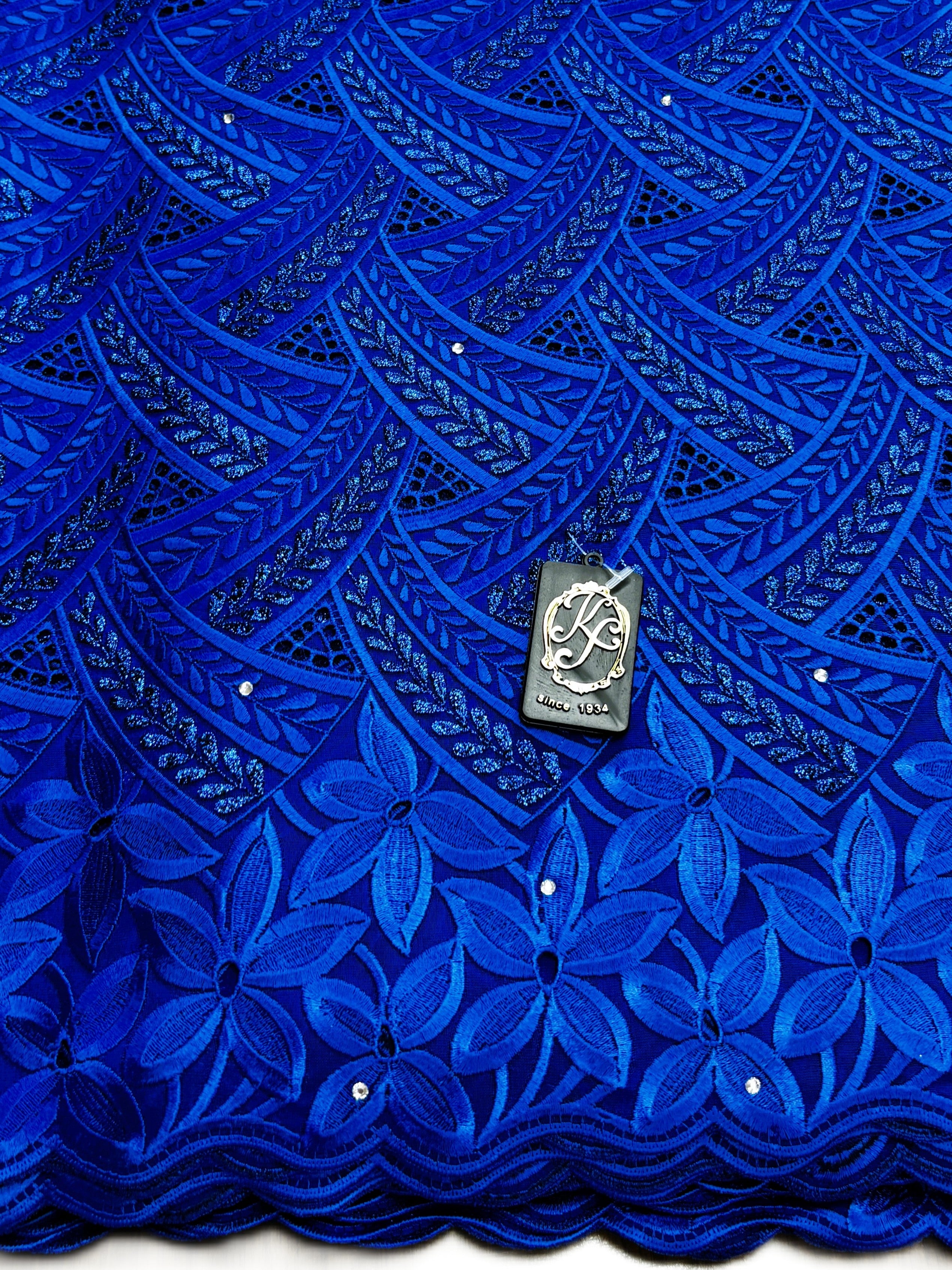 8096 Swiss Voile Allover w/Stones