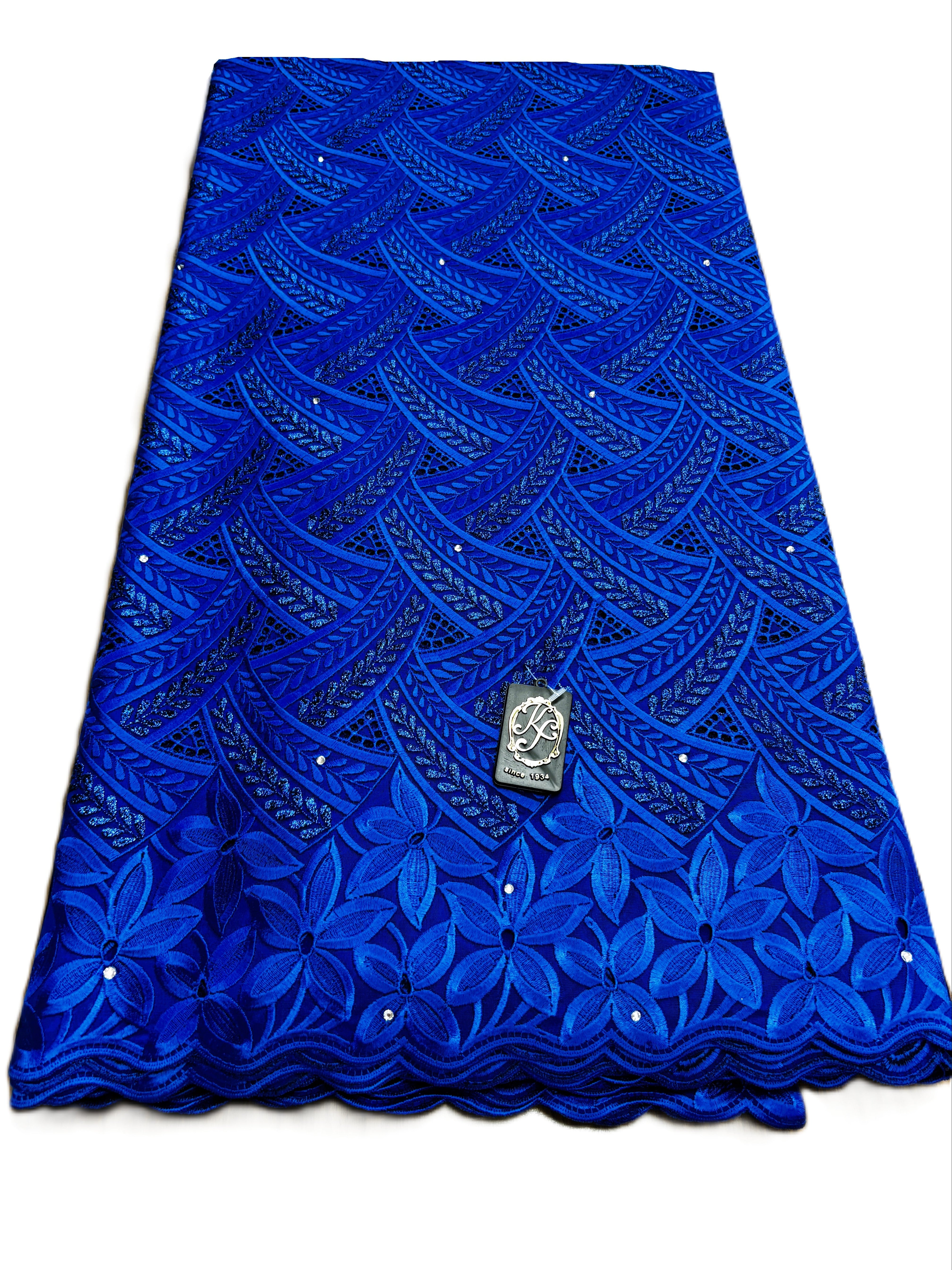 8096 Swiss Voile Allover w/Stones
