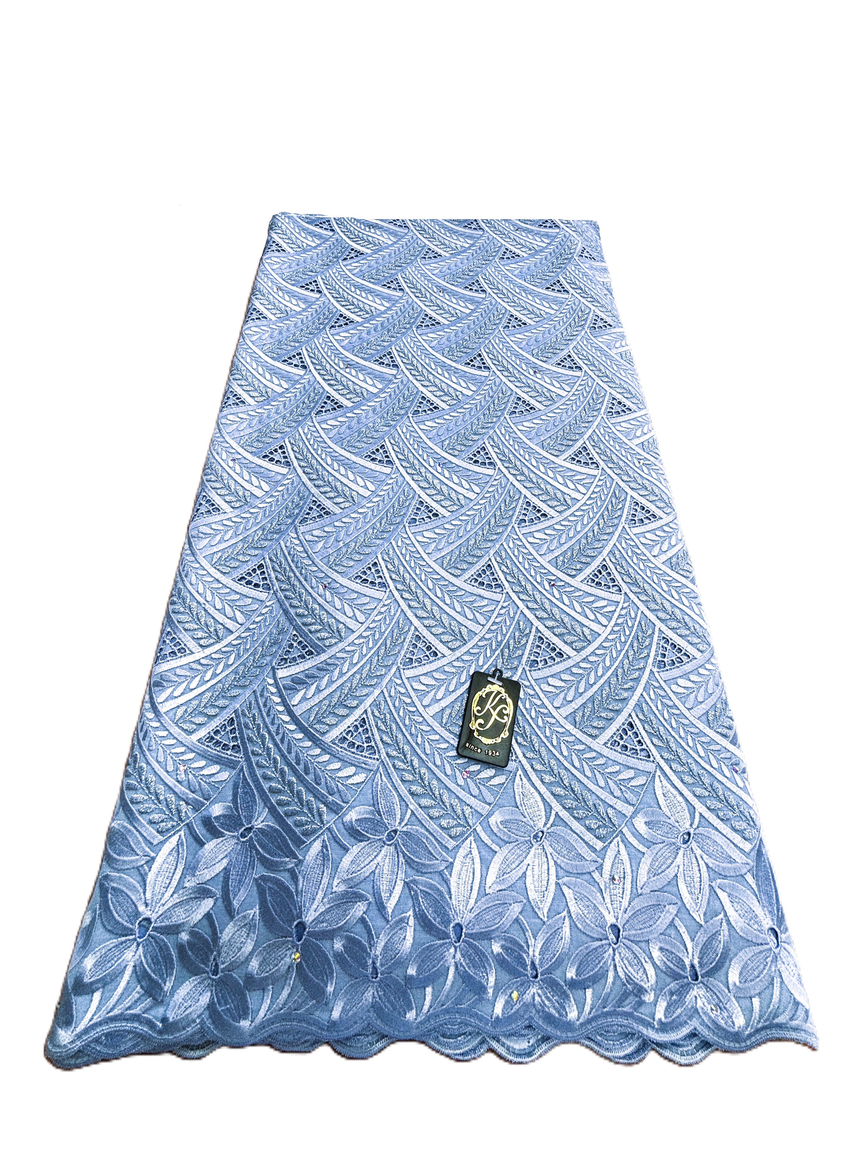 8096 Swiss Voile Allover w/Stones