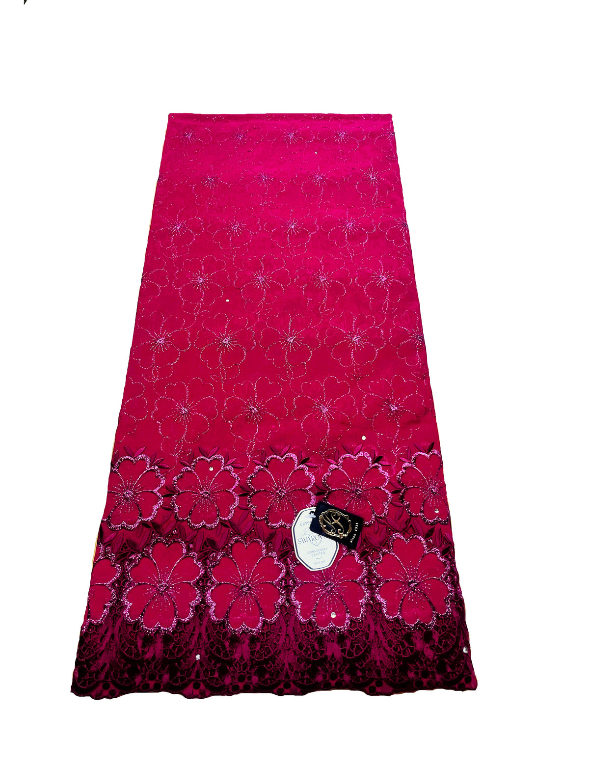 8098 Swiss Laffaya Allover w/Swarovski