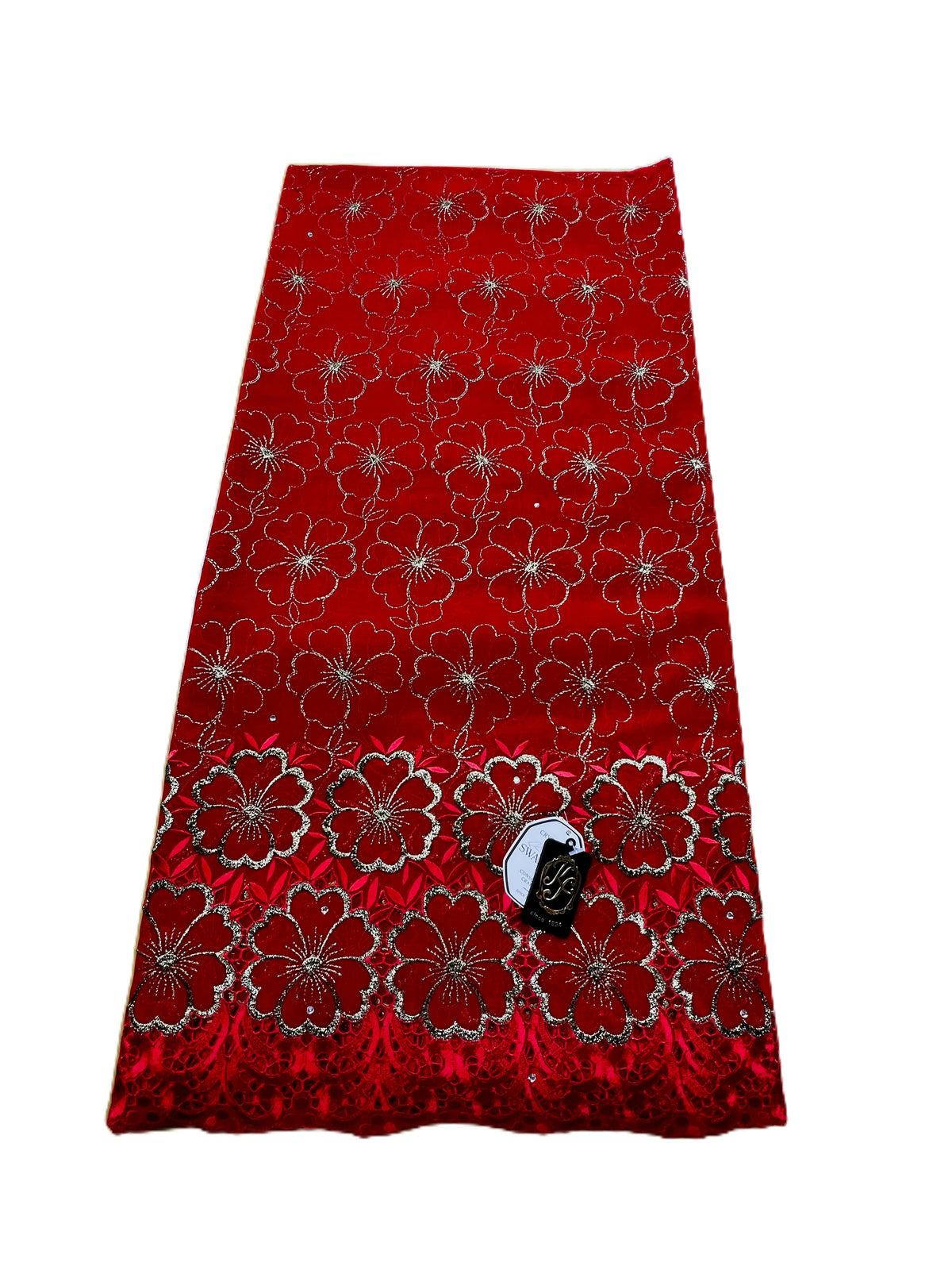 8098 Swiss Laffaya Allover w/Swarovski