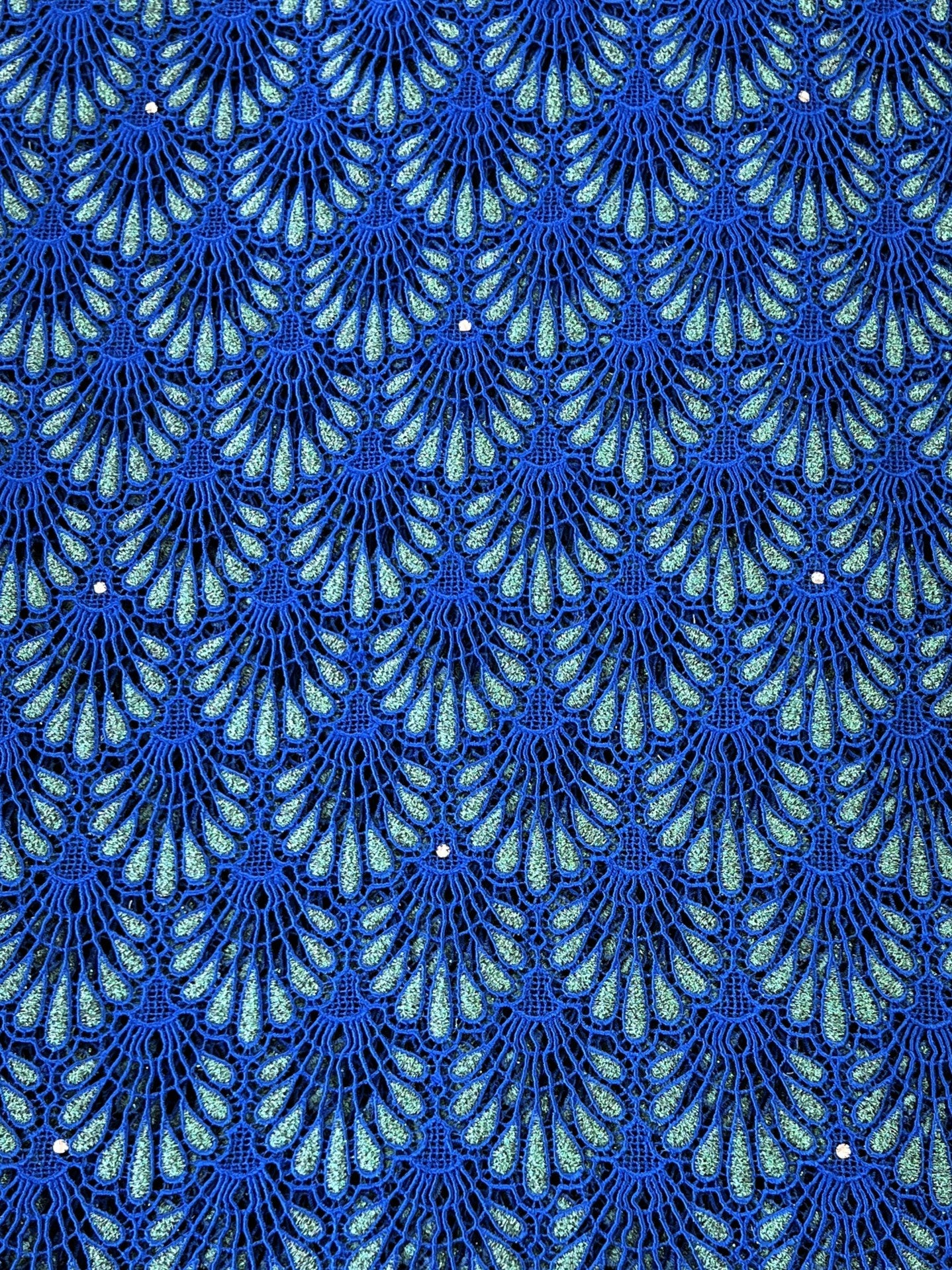 8048 Swiss Guipure Lace with Swarovski