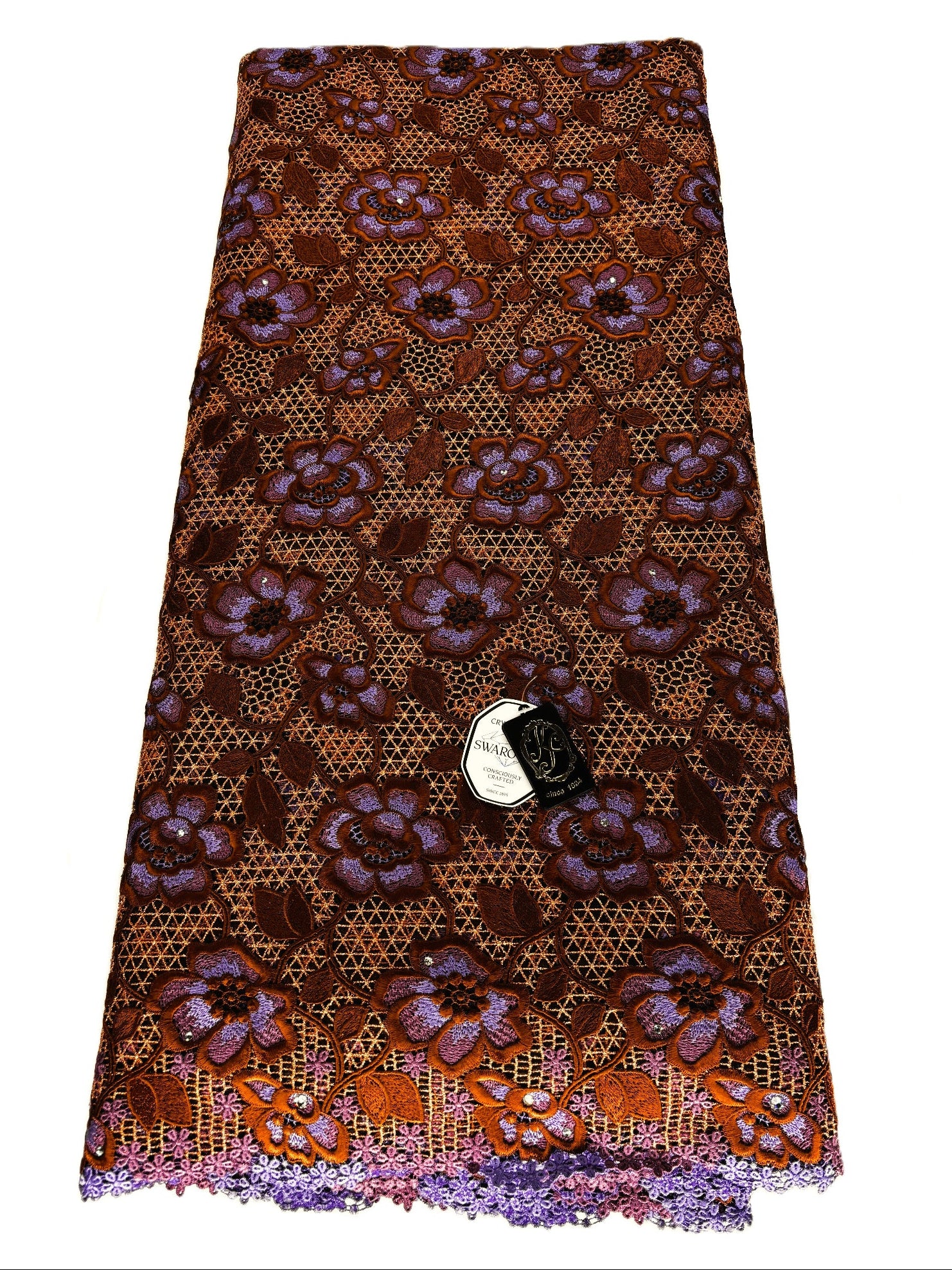 8091 - Swiss Guipure Lace w/Swarovski