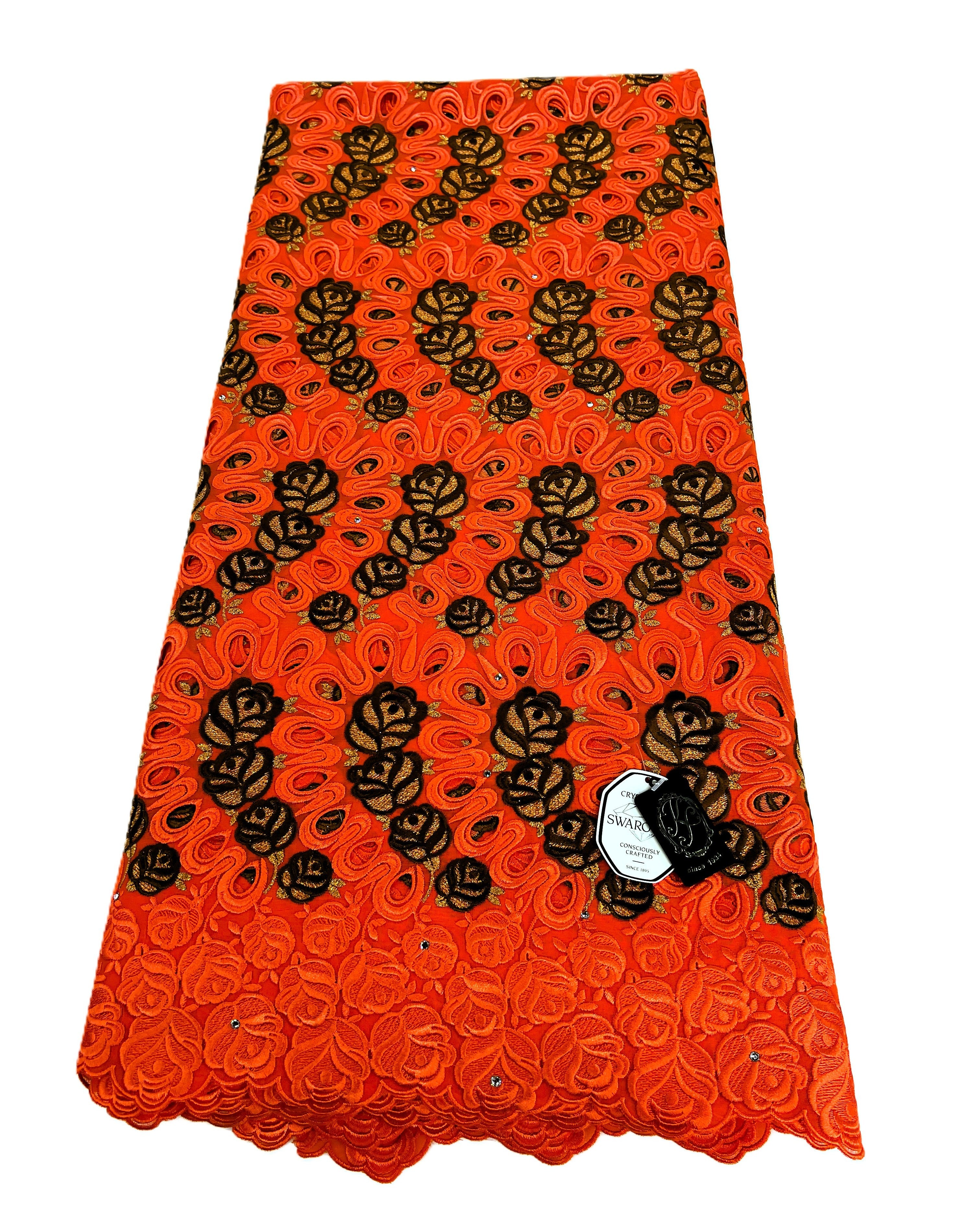 8110 Swiss Voile Allover w/Swarovski