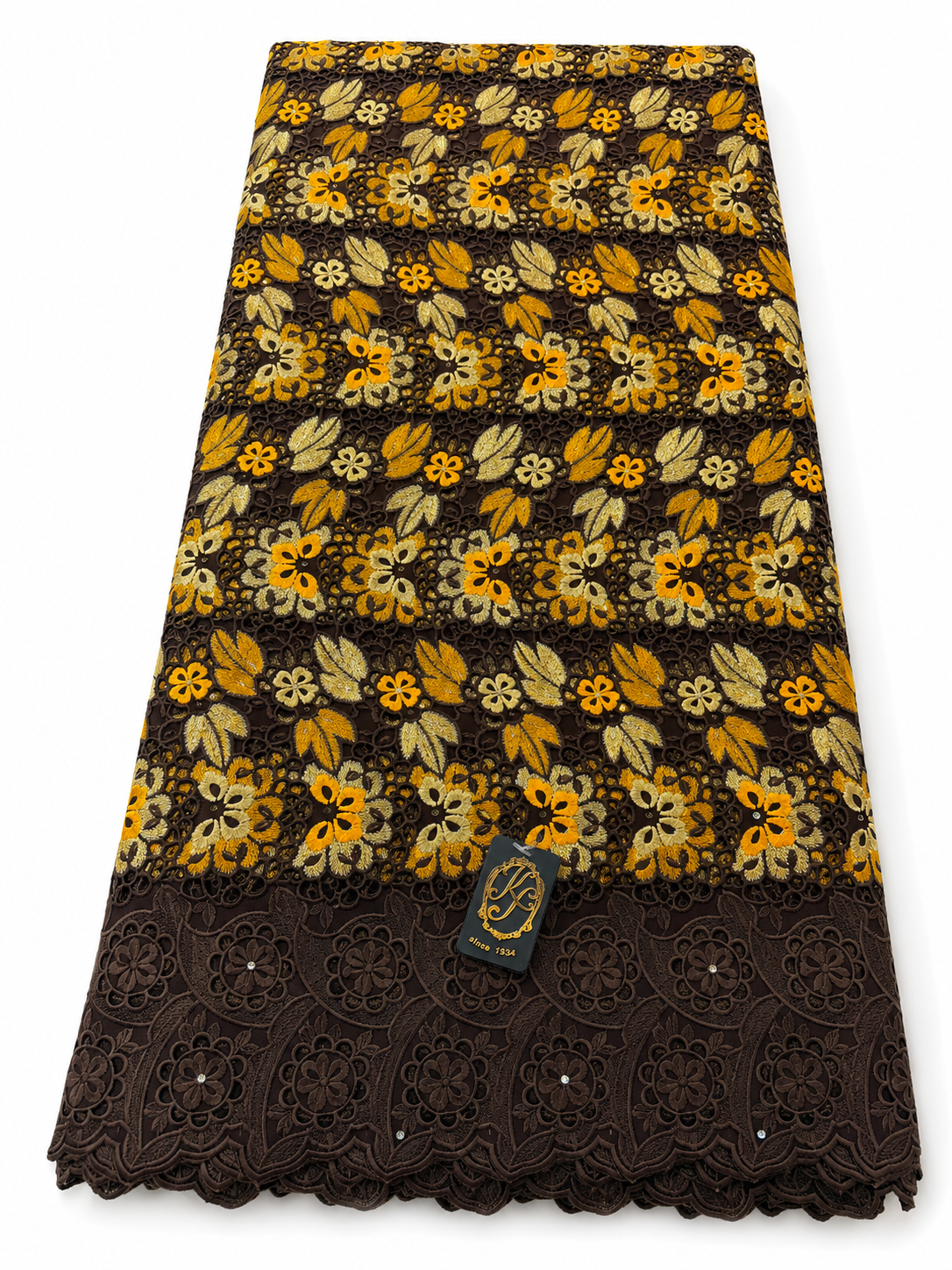 8113 Swiss Voile Allover w/Swarovski