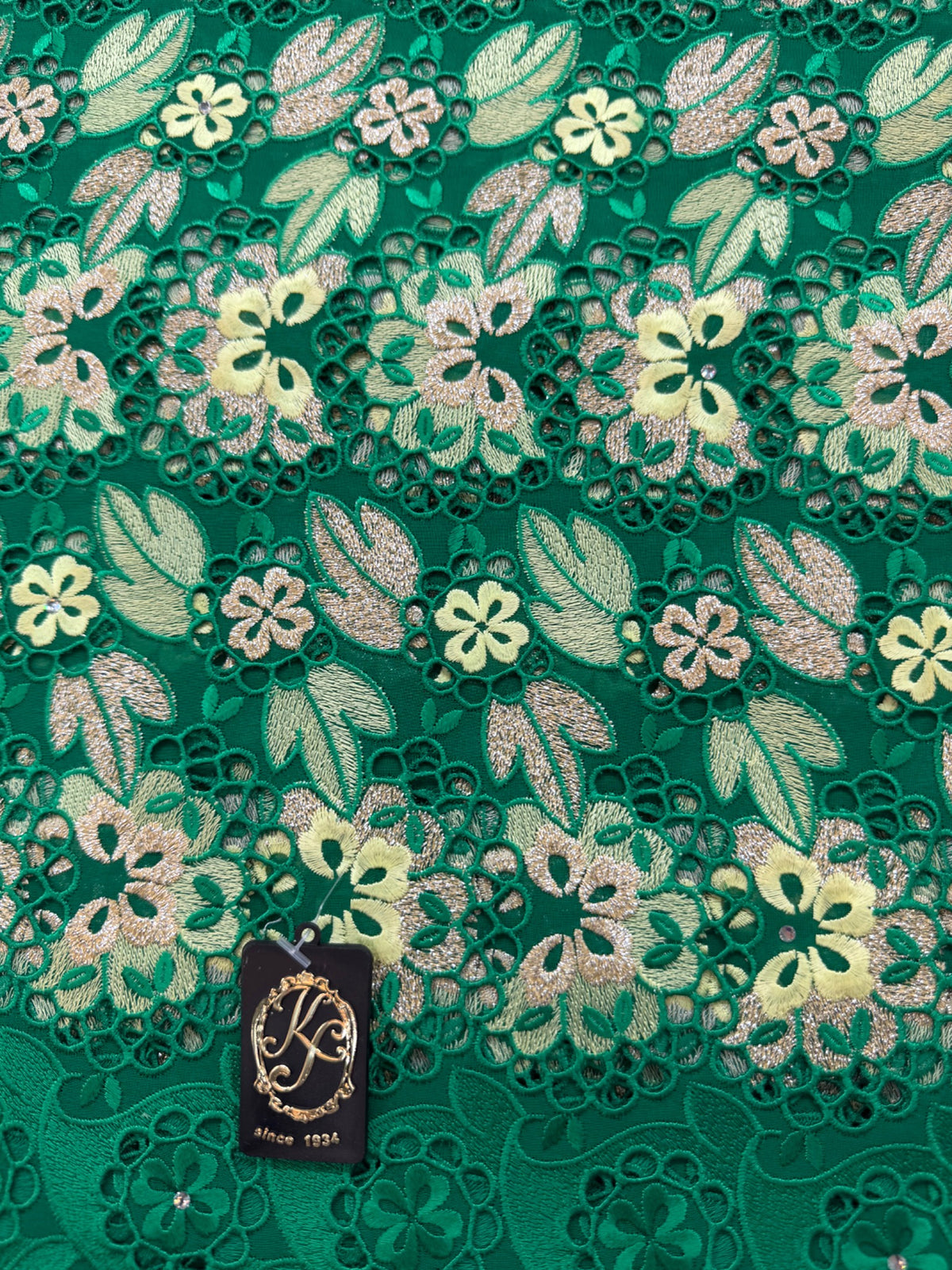 8113 Swiss Voile Allover w/Swarovski