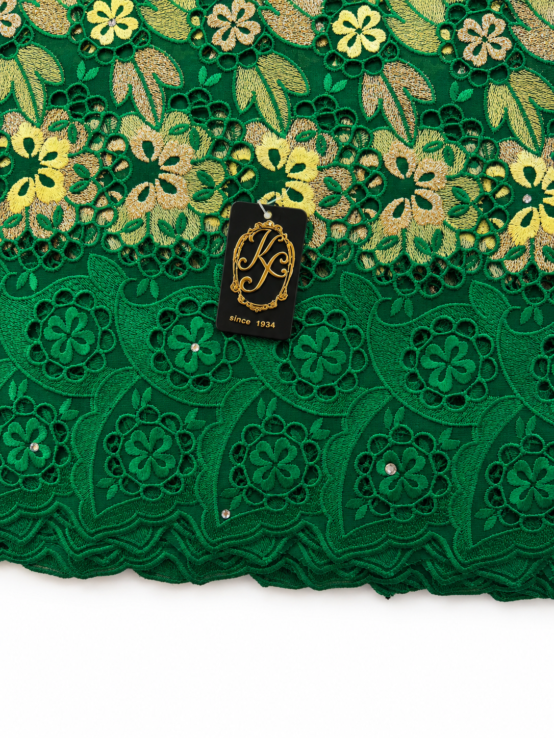 8113 Swiss Voile Allover w/Swarovski