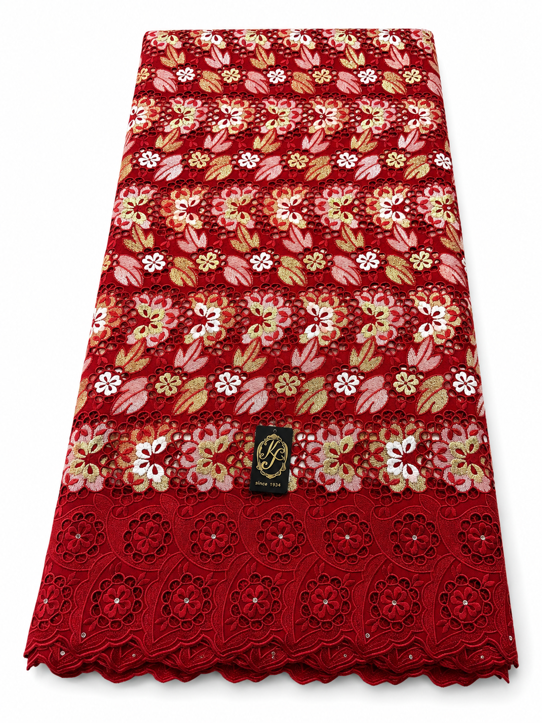 8113 Swiss Voile Allover w/Swarovski