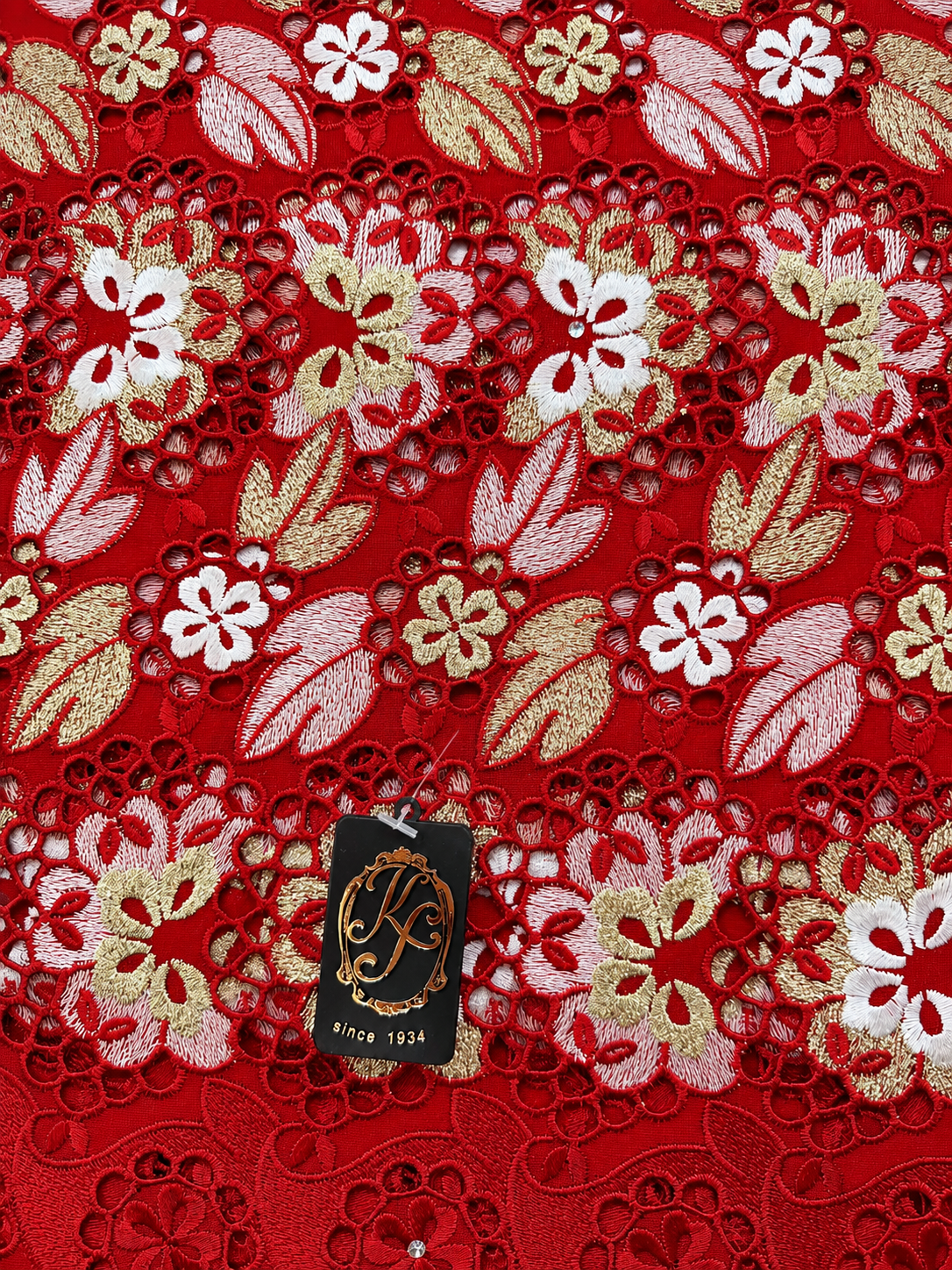 8113 Swiss Voile Allover w/Swarovski