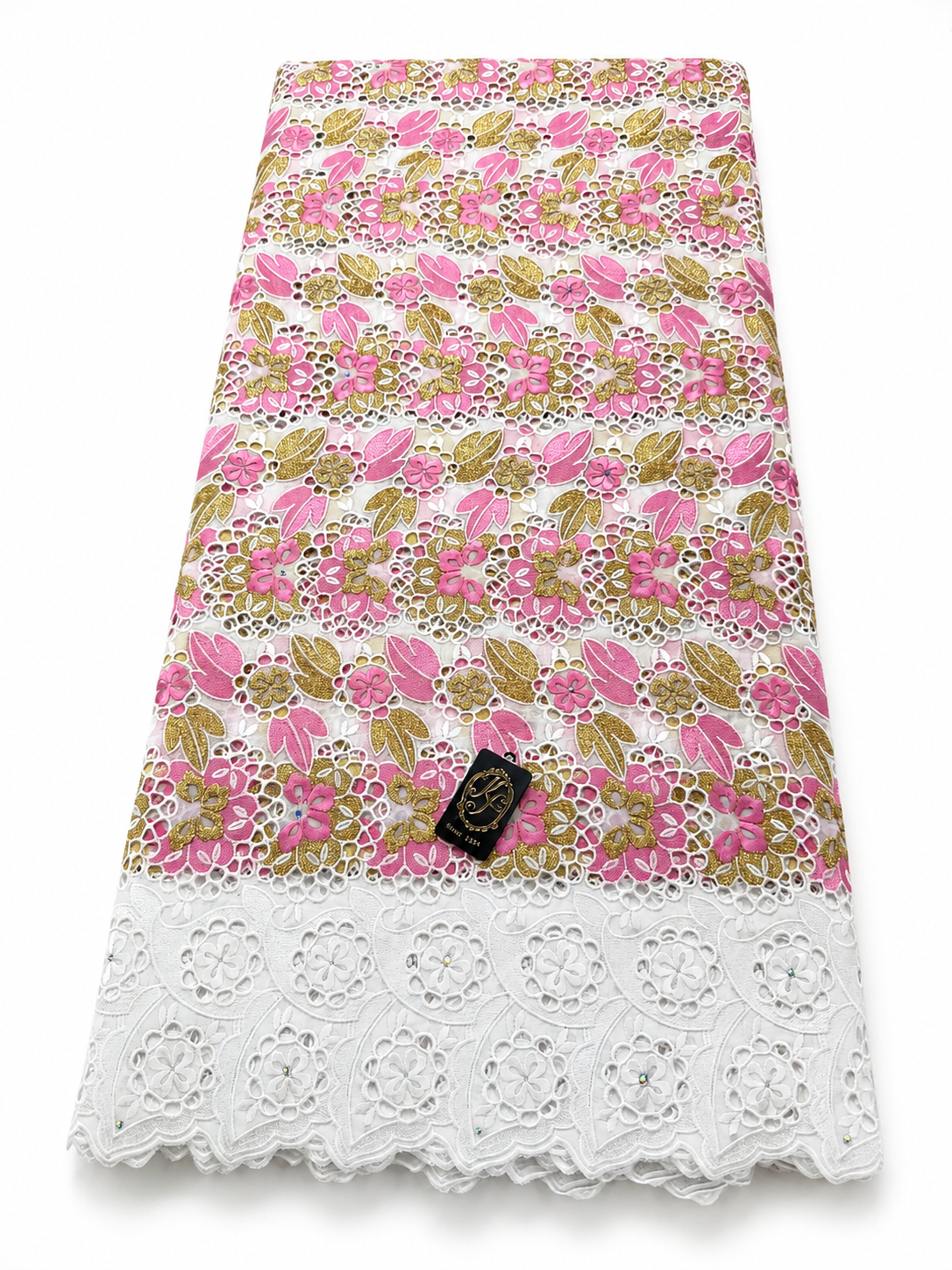 8113 Swiss Voile Allover w/Swarovski