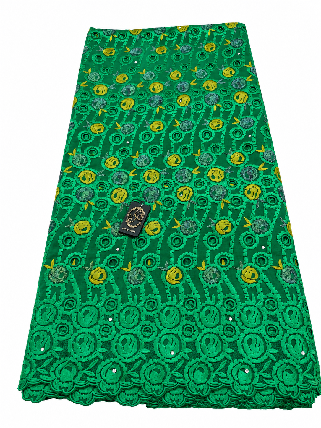8150 Swiss Voile Allover w/Swarovski