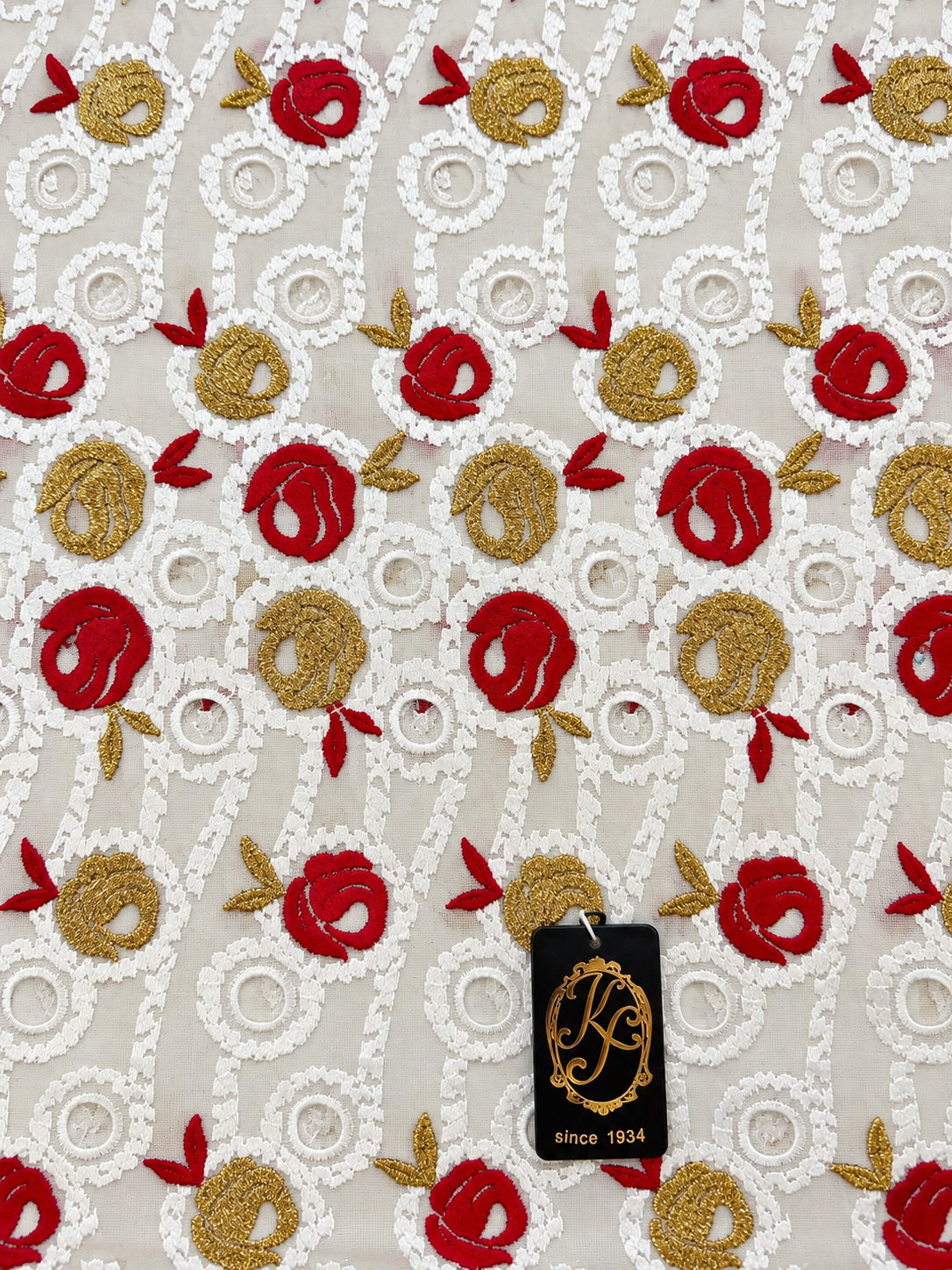 8150 Swiss Voile Allover w/Swarovski