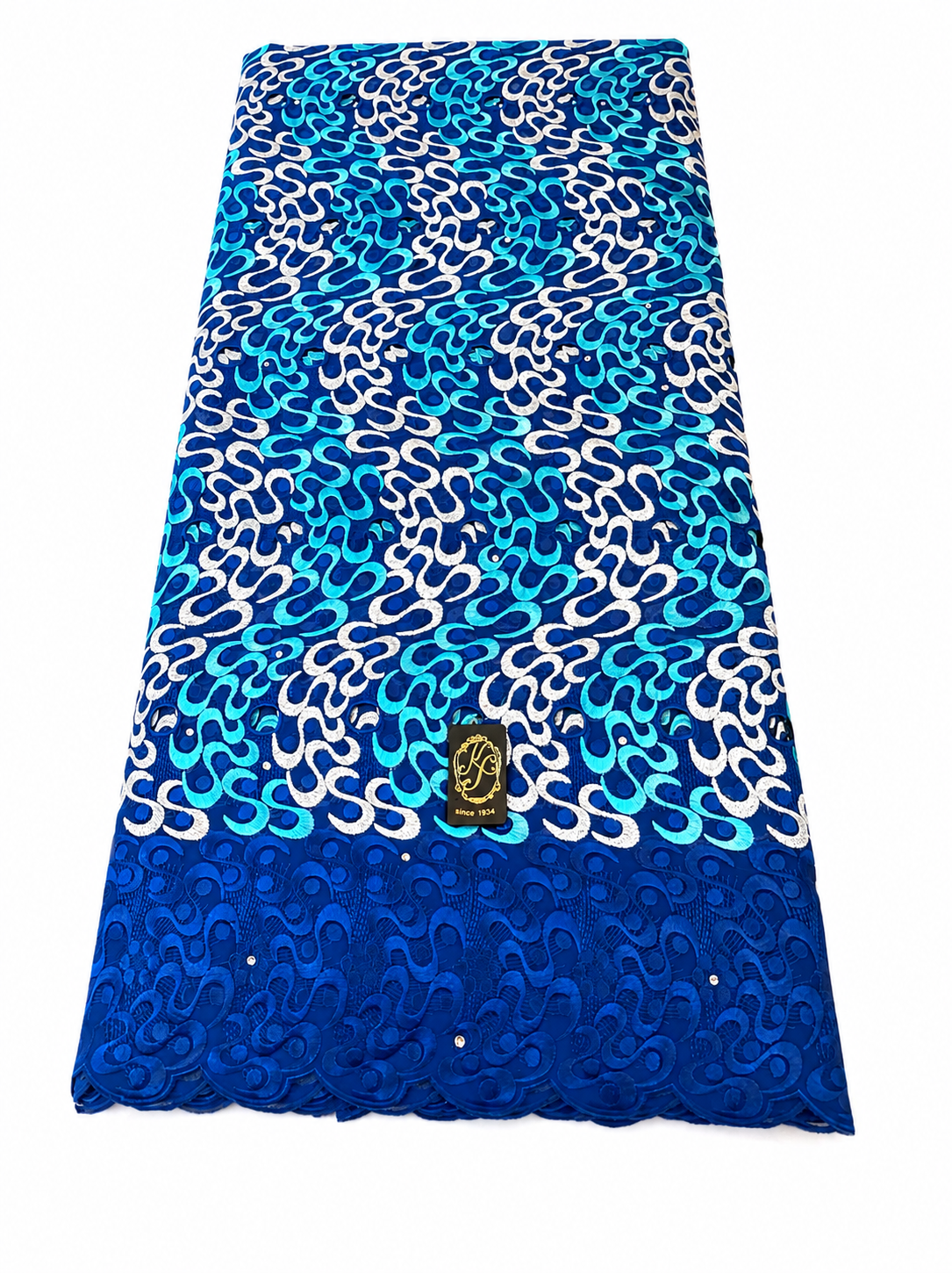8152a Swiss Voile Allover w/Swarovski