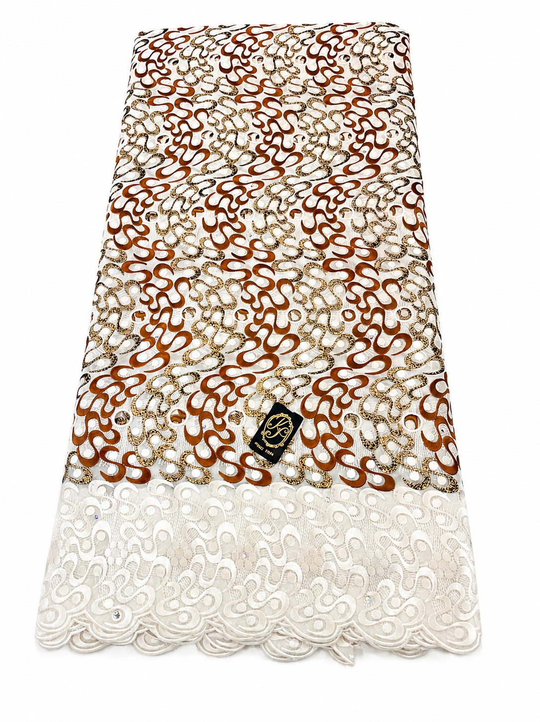 8152a Swiss Voile Allover w/Swarovski