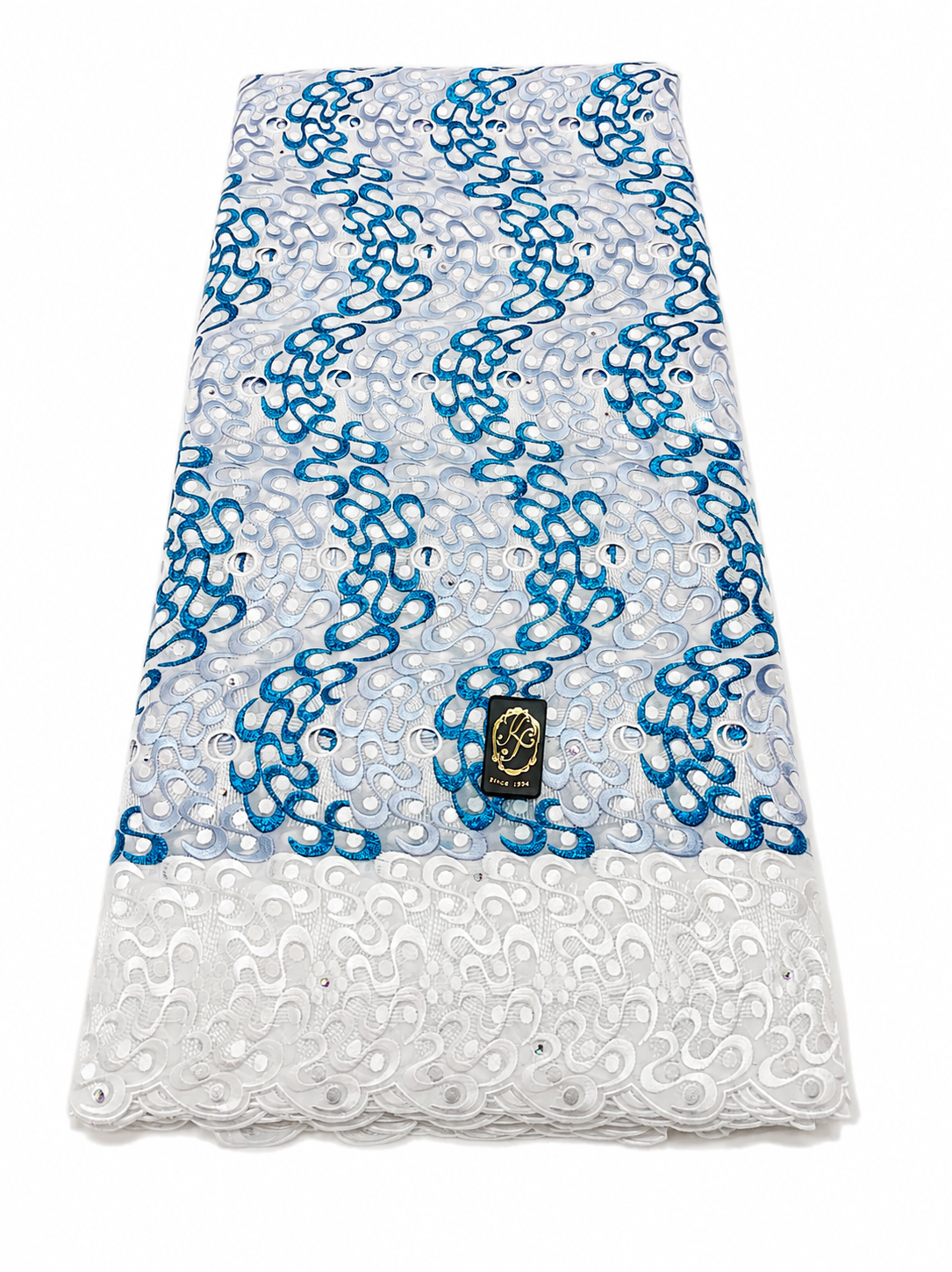 8152a Swiss Voile Allover w/Swarovski