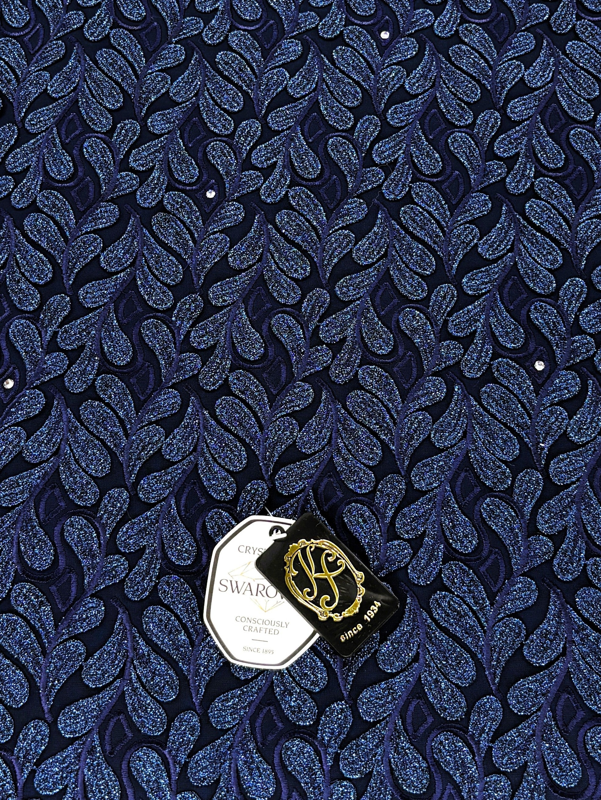 8155 - Swiss Voile Applique Guipure w/Swarovski