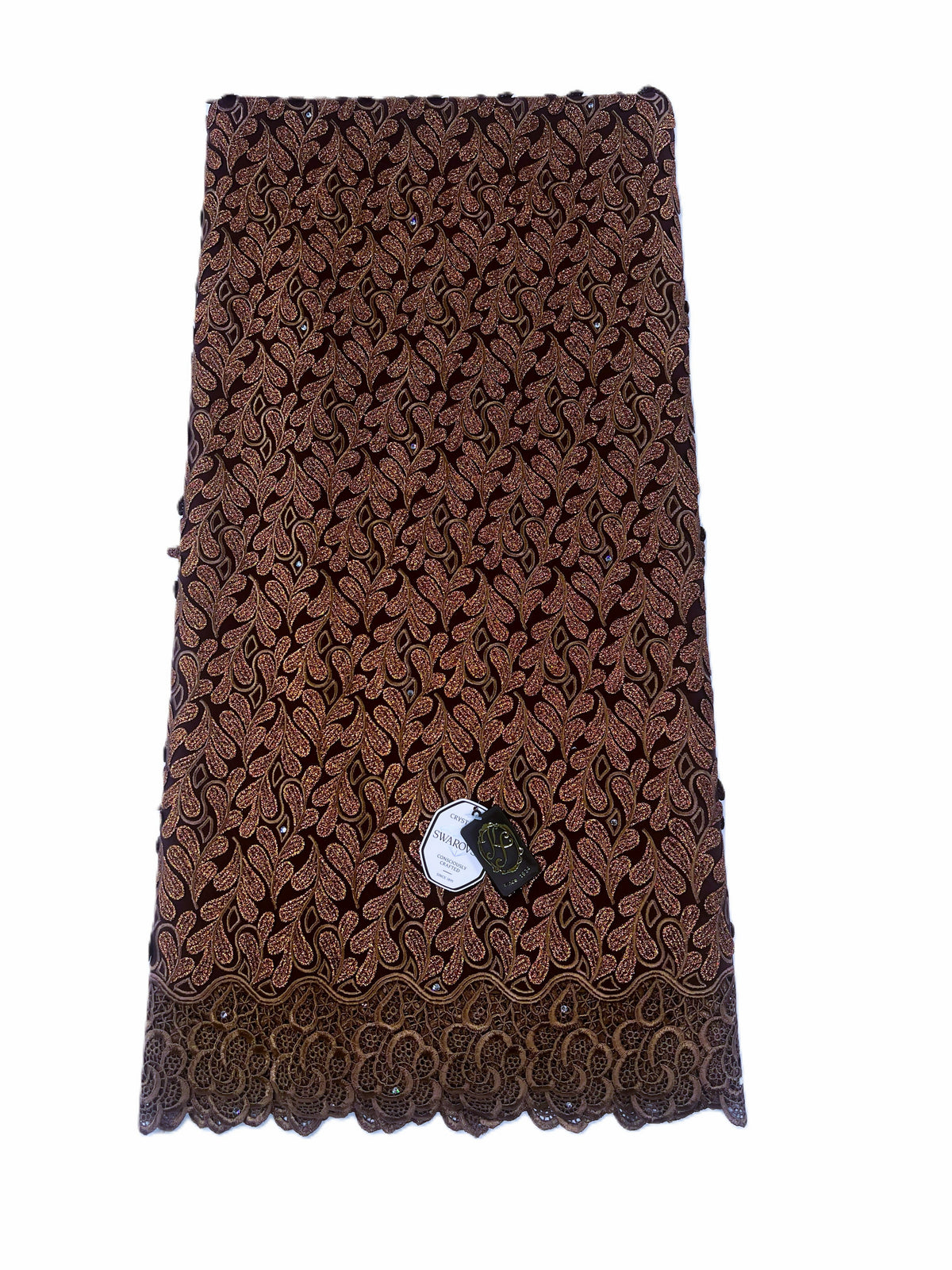 8155 - Swiss Voile Applique Guipure w/Swarovski