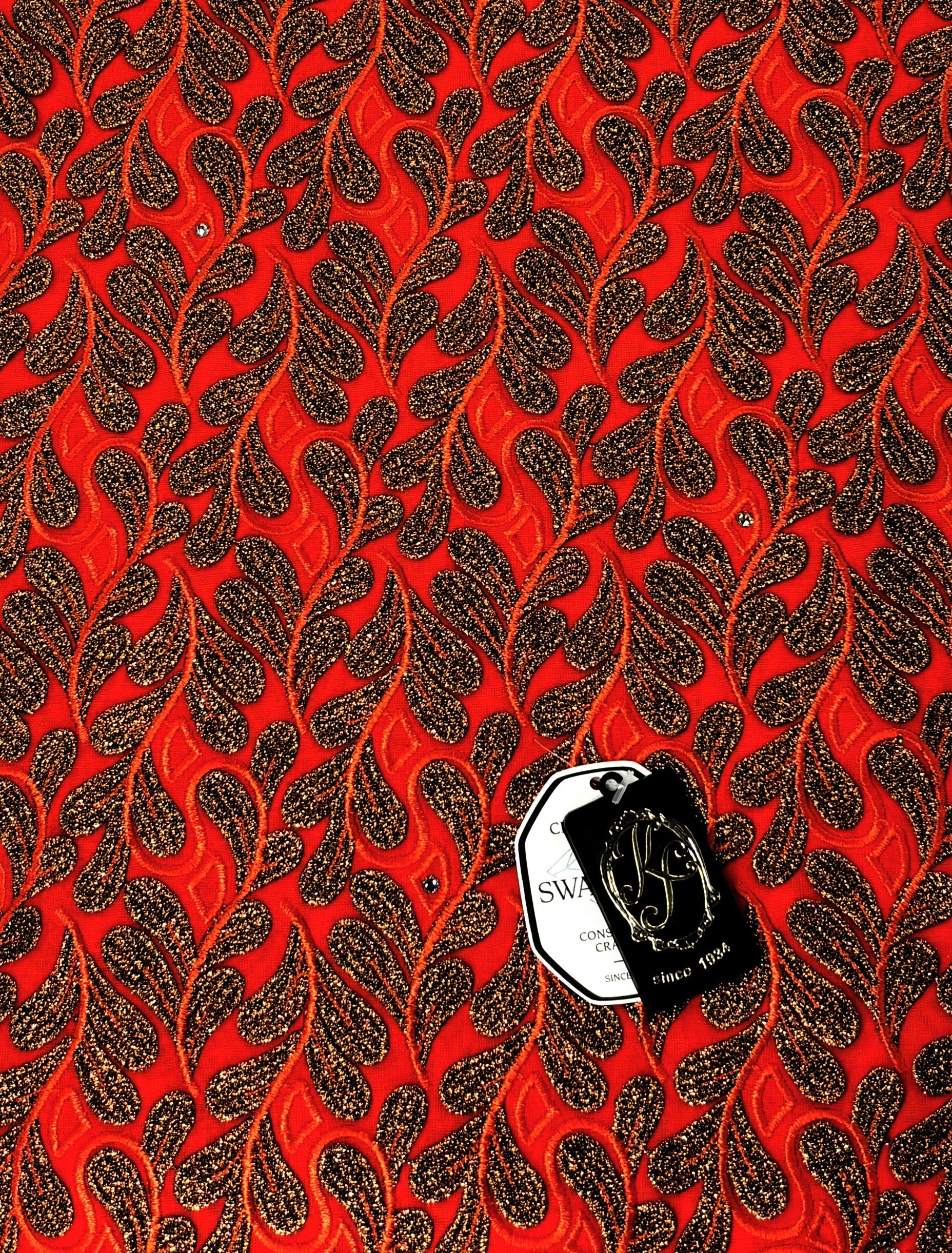 8155 - Swiss Voile Applique Guipure w/Swarovski