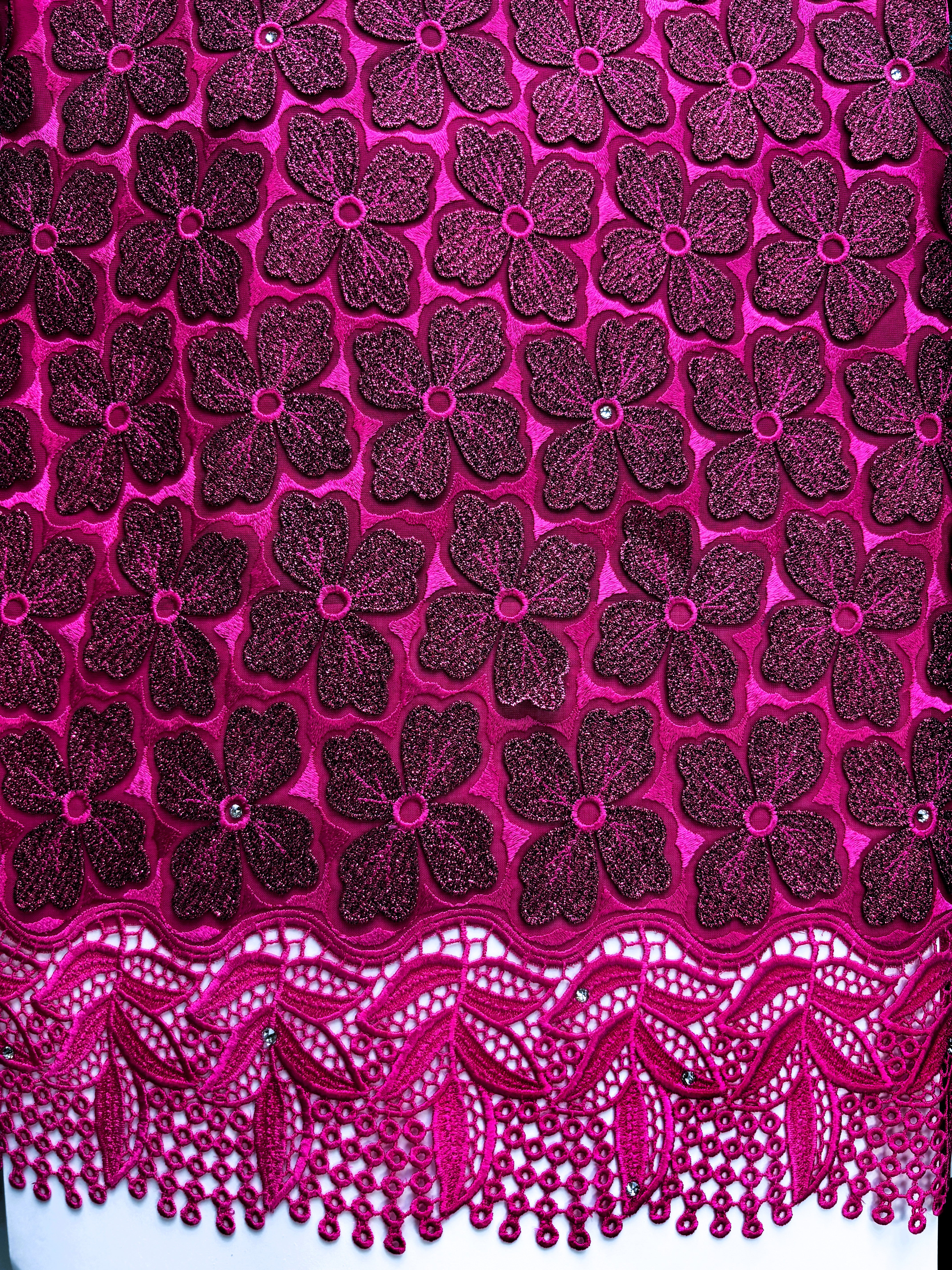 8156  Swiss Voile Appliqué Guipure
