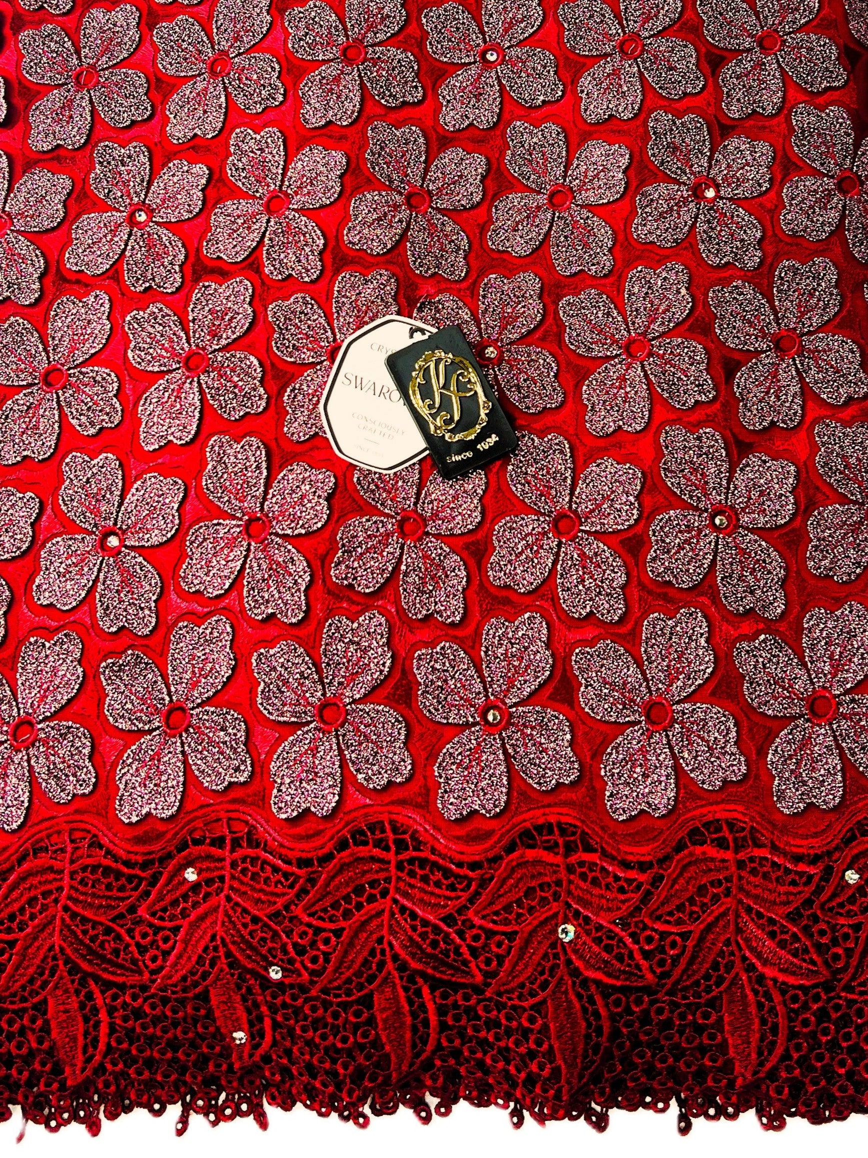 8156  Swiss Voile Appliqué Guipure