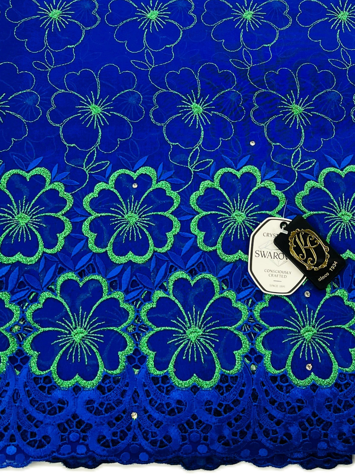8098 Swiss Laffaya Allover w/Swarovski