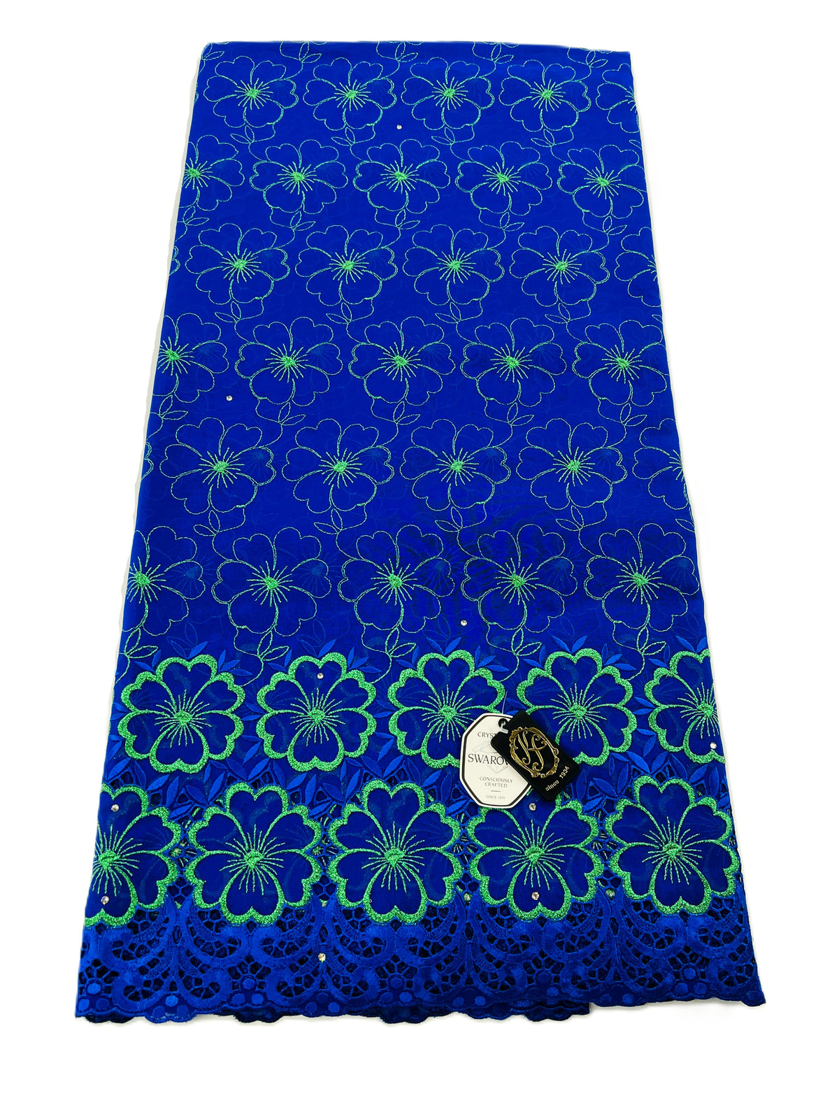 8098 Swiss Laffaya Allover w/Swarovski