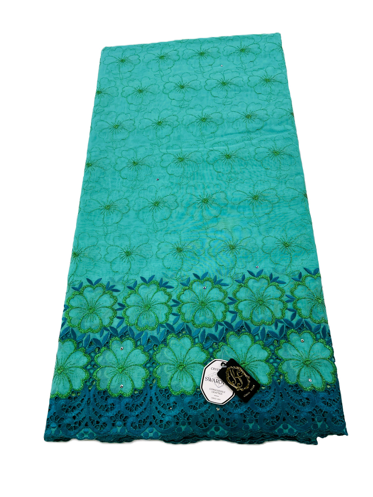 8098 Swiss Laffaya Allover w/Swarovski