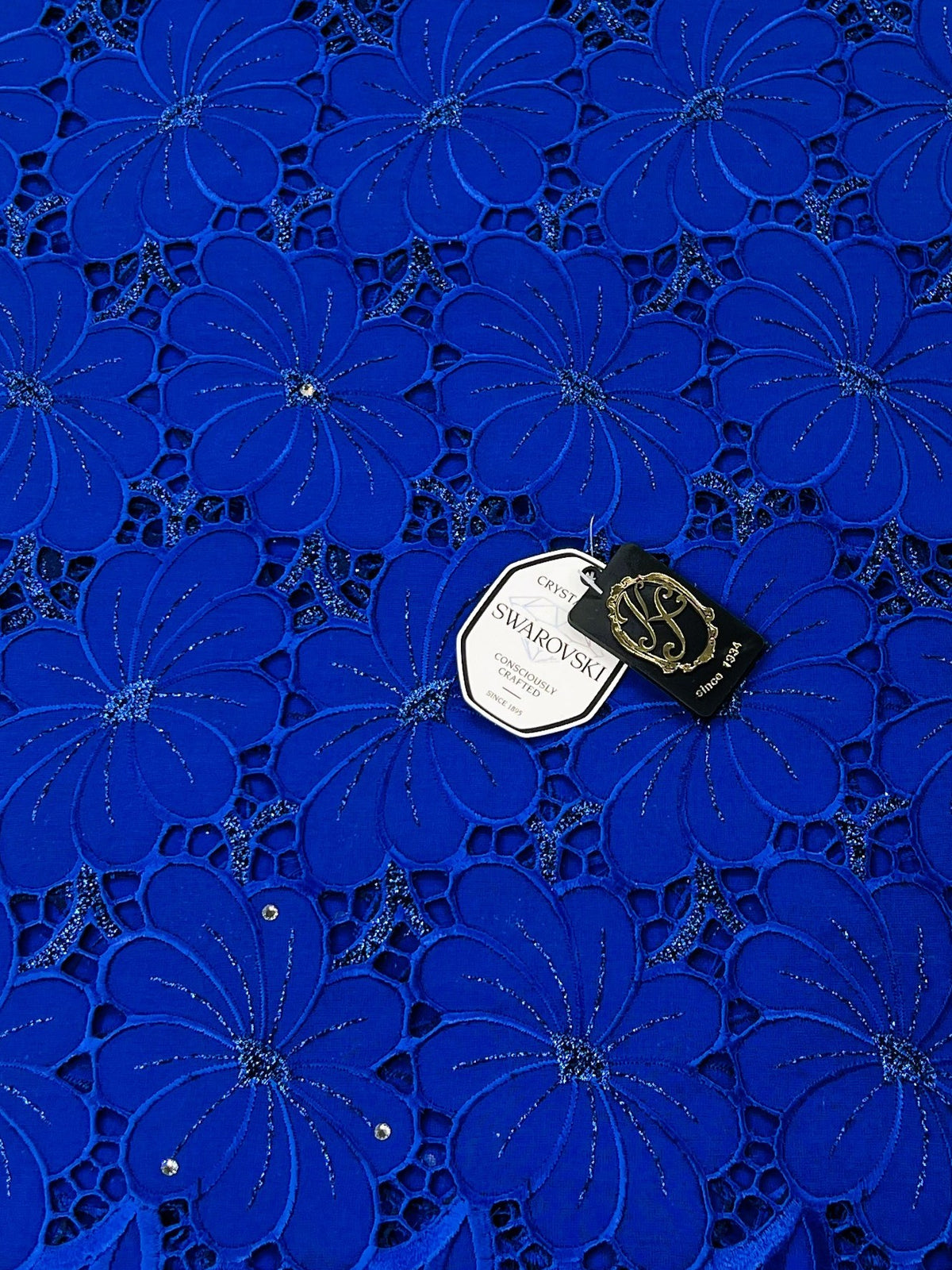 8214 Swiss Voile Allover w/Swarovski