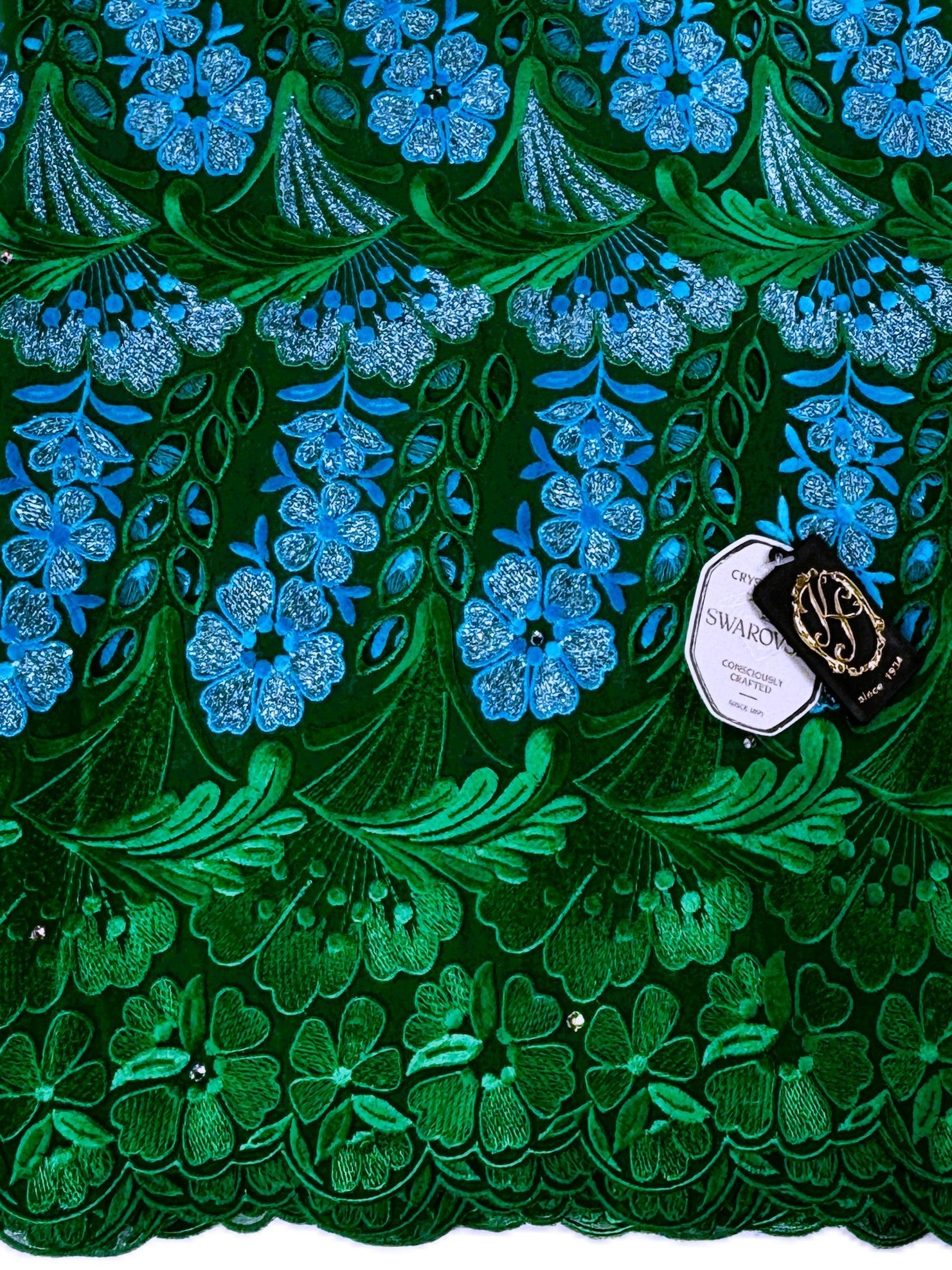 8077 Swiss Voile Allover w/Swarovski