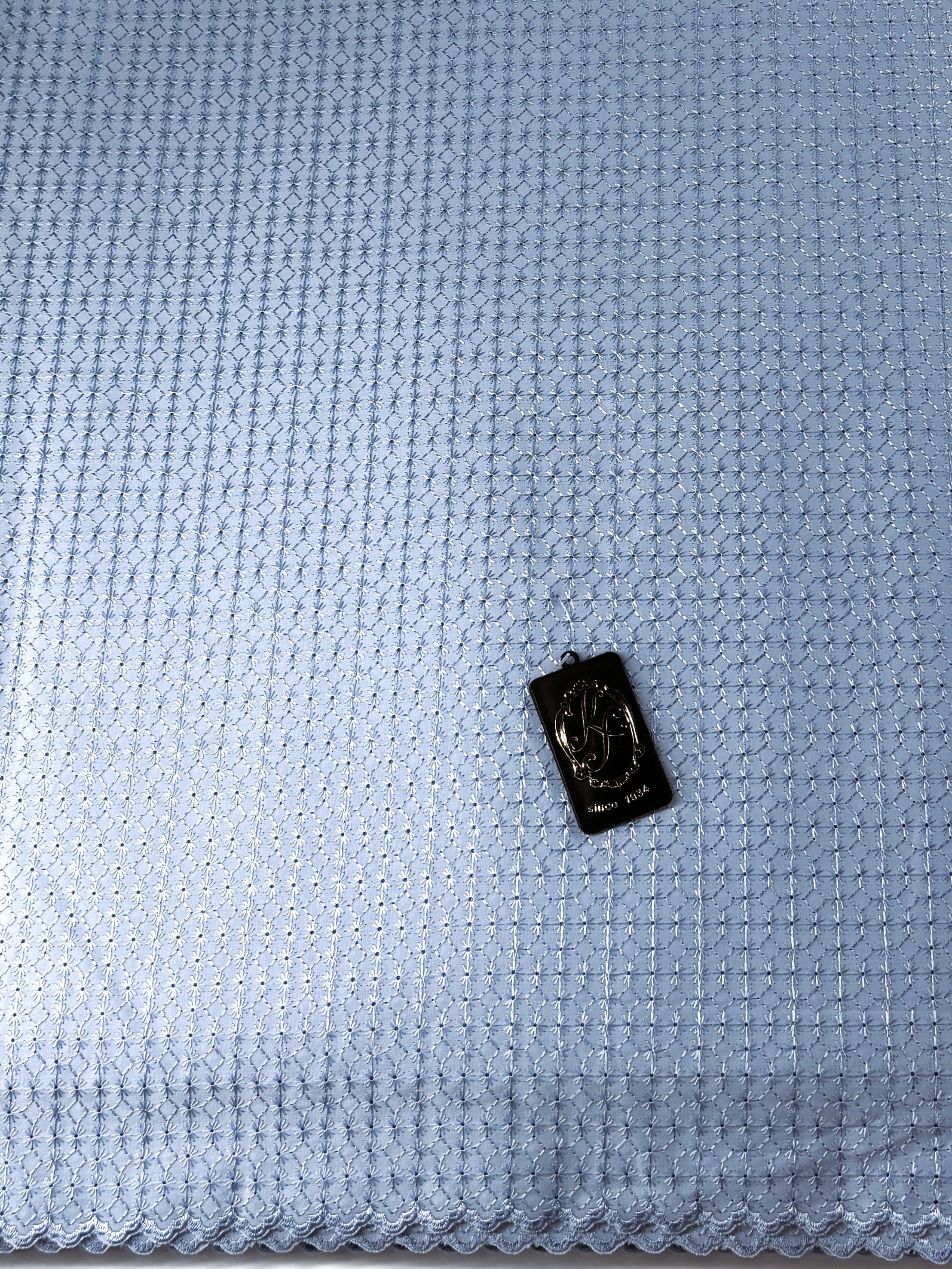 3142 Swiss Polish Cotton with Embroidery